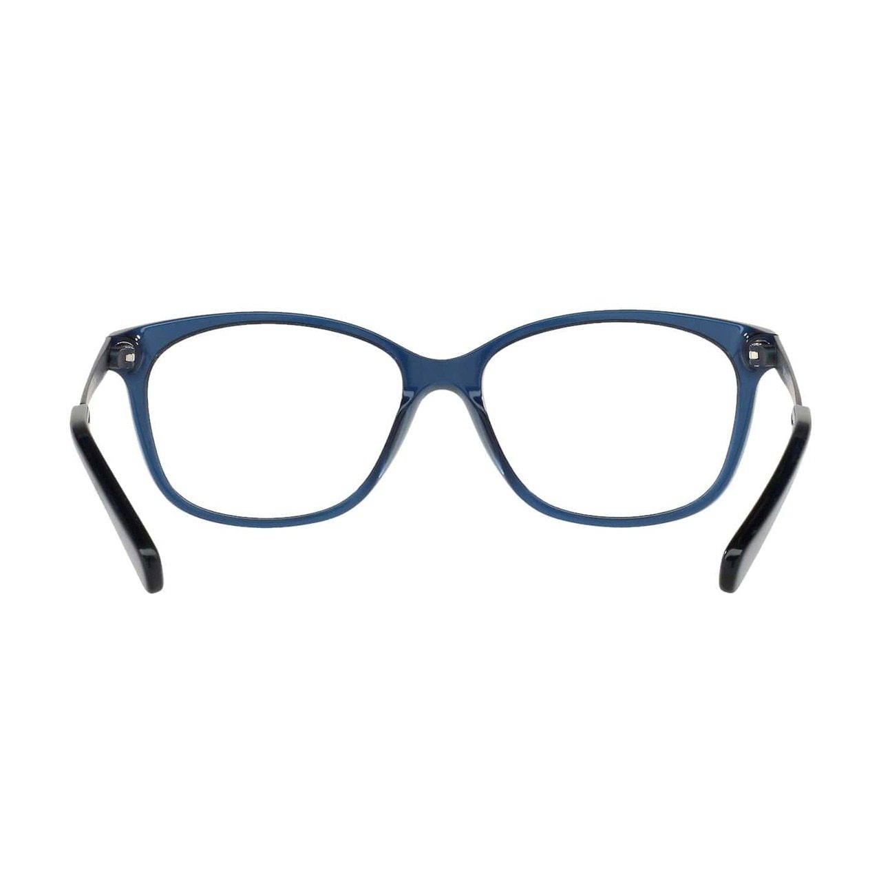 Michael Kors MK 4035-3199 Ambrosine Navy Rectangular Women's Acetate Eyeglasses showcasing a stylish navy frame and rectangular lenses.