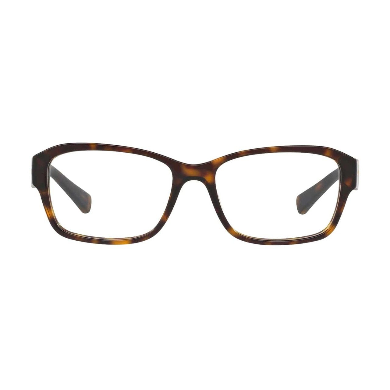 Michael Kors MK 4036-3207 Andrei Dark Tortoise Rectangular Women's Eyeglasses showcasing a stylish full-rim design and dark tortoise frame.