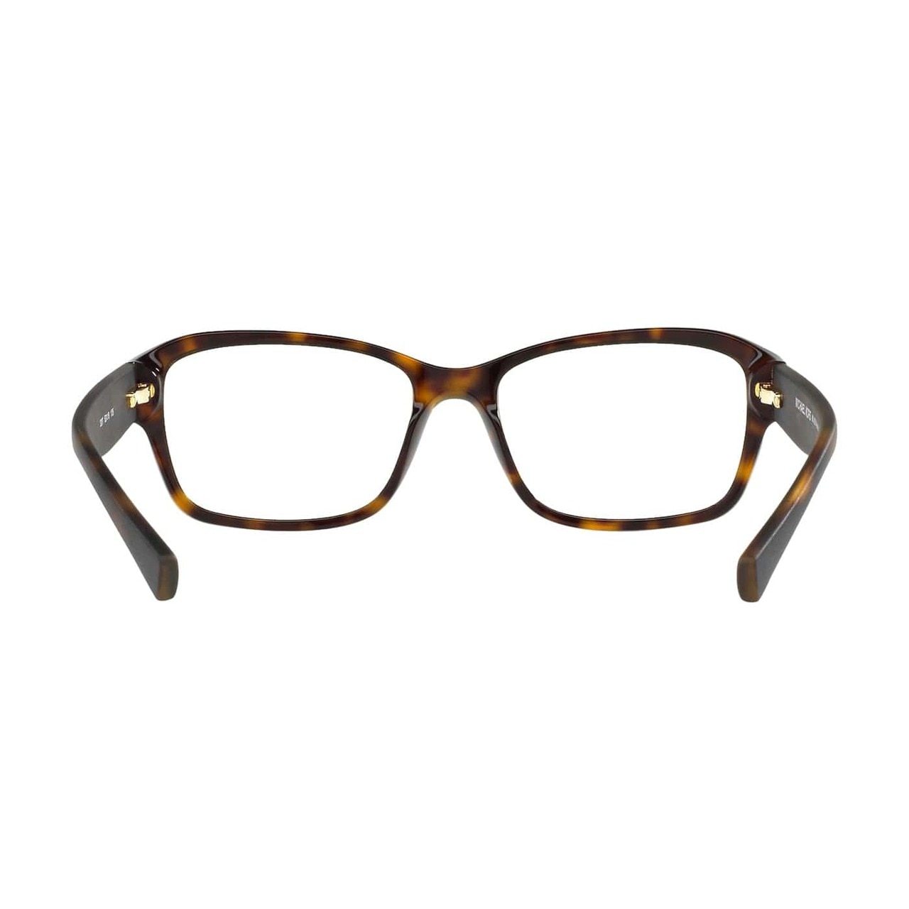 Michael Kors MK 4036-3207 Andrei Dark Tortoise Rectangular Women's Eyeglasses showcasing a stylish full-rim design and dark tortoise frame.