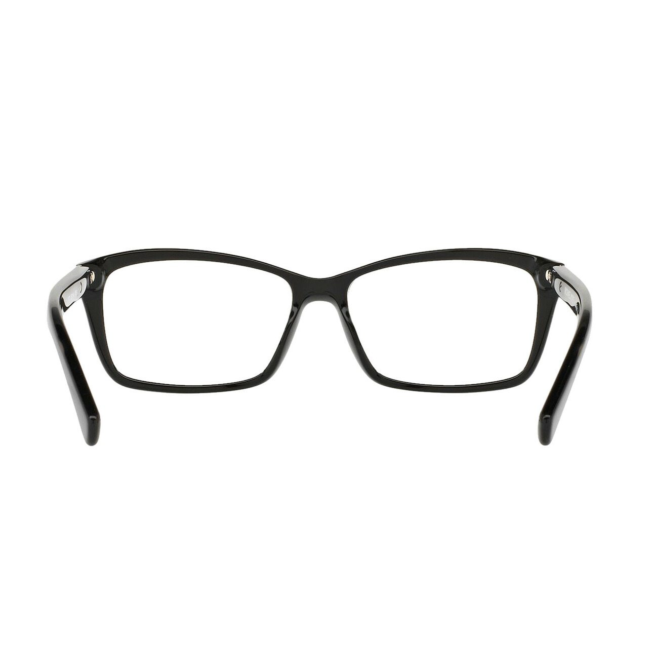 Michael Kors MK 4038-3177 Lyra Black Rectangular Women's Acetate Eyeglasses showcasing a stylish black frame and rectangular lenses.