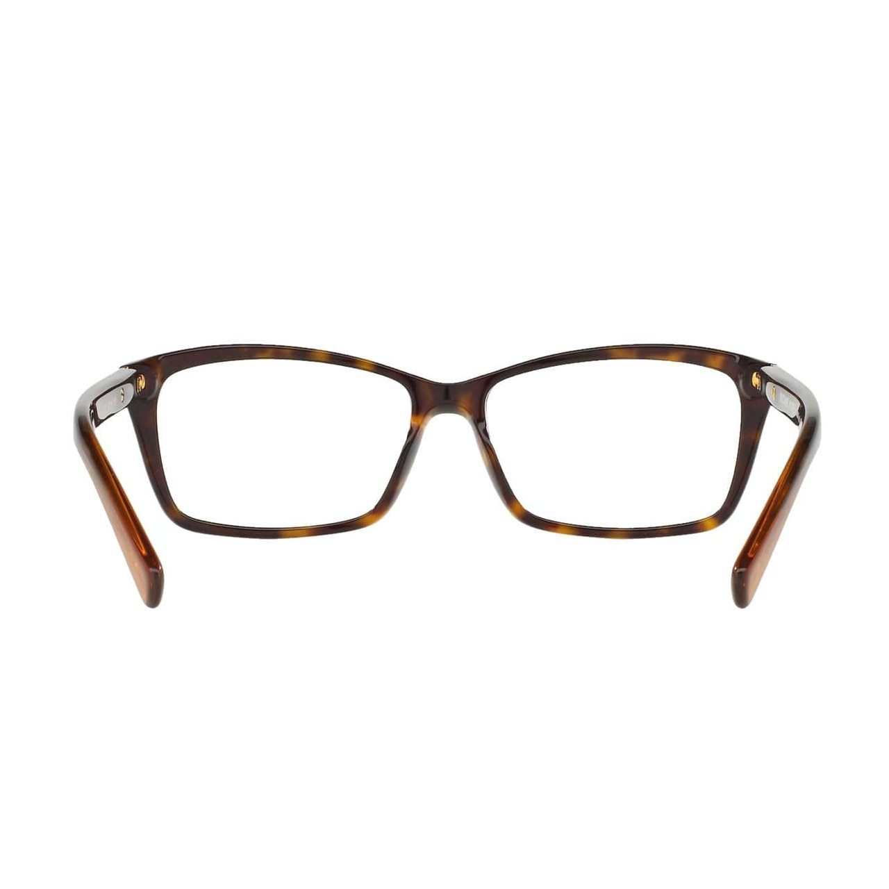 Michael Kors MK 4038-3217 Lyra Dark Tortoise Rectangular Women's Acetate Eyeglasses showcasing a stylish dark tortoise frame.