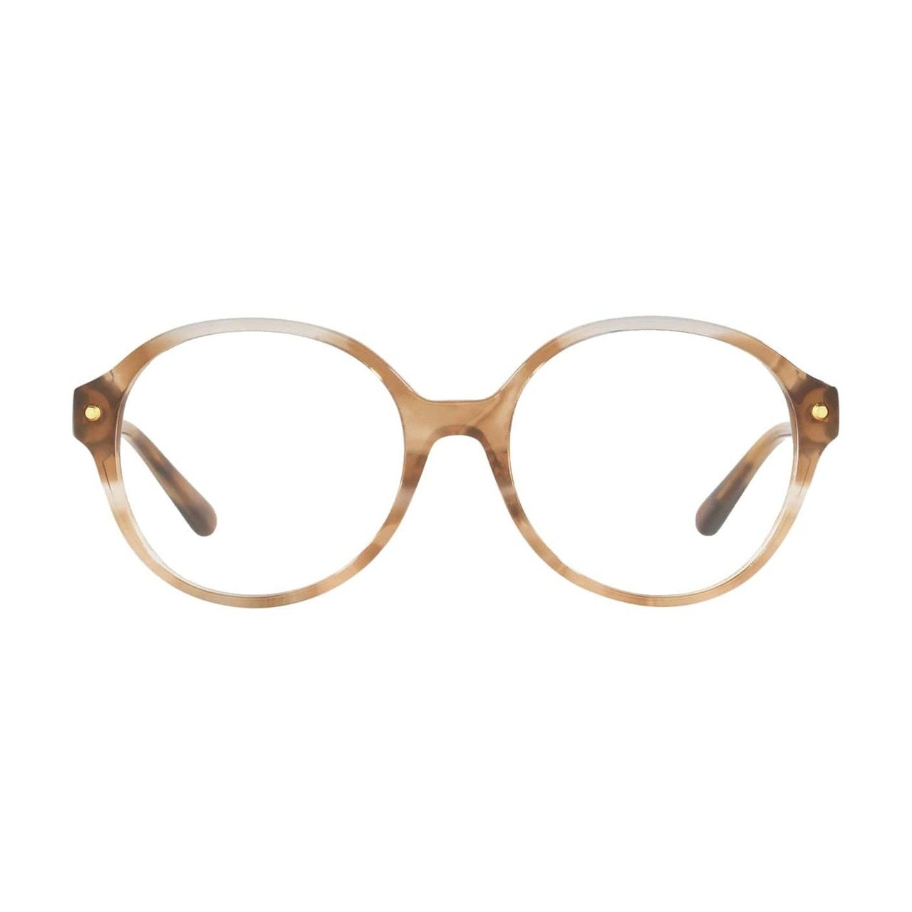 Michael Kors MK 4041-3235 Kat Brown Floral Round Women's Acetate Eyeglasses featuring a stylish floral design and round shape.