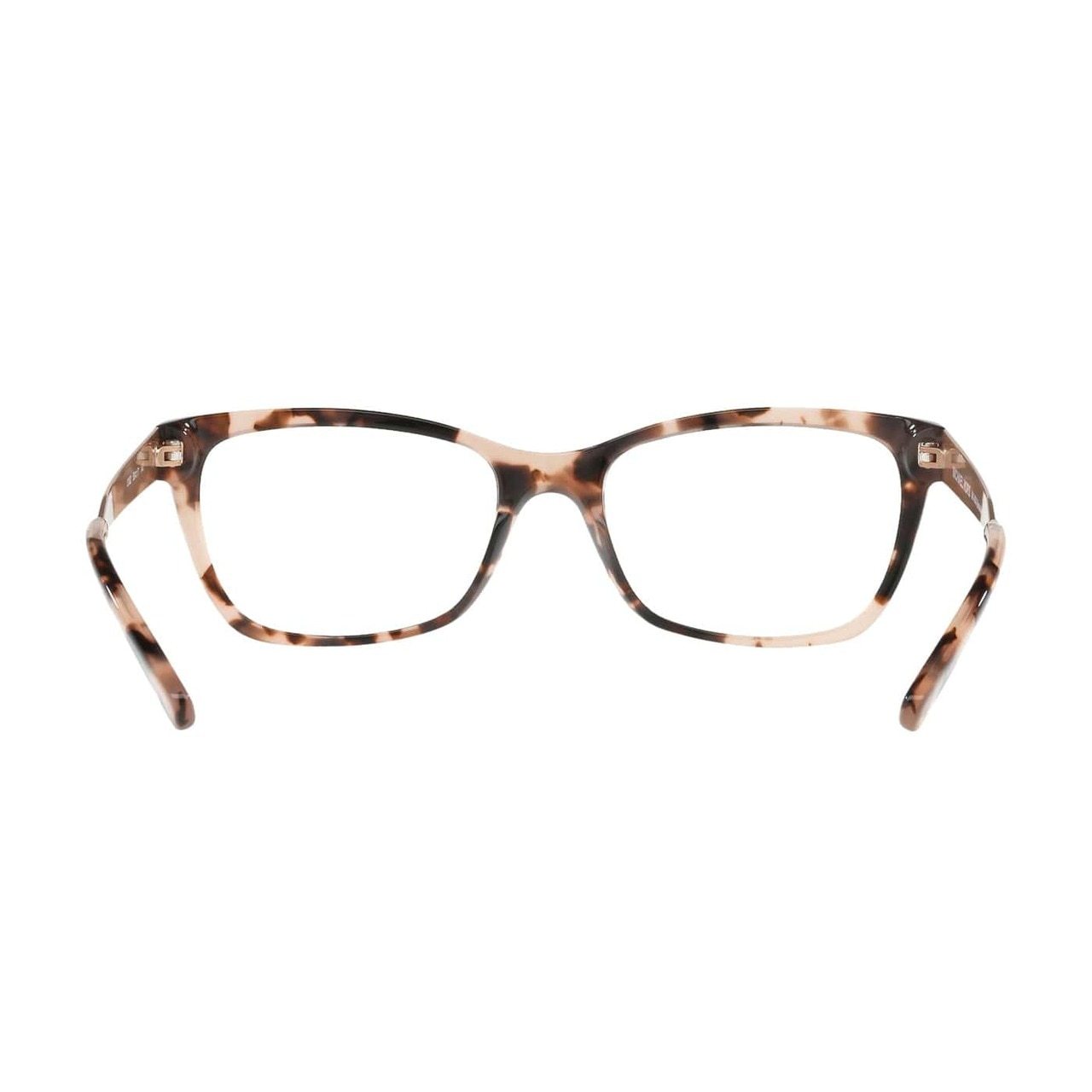 Michael Kors MK 4050-3162 Marseilles Pink Tortoise Square Women's Eyeglasses showcasing a stylish full-rim design in pink tortoise color.