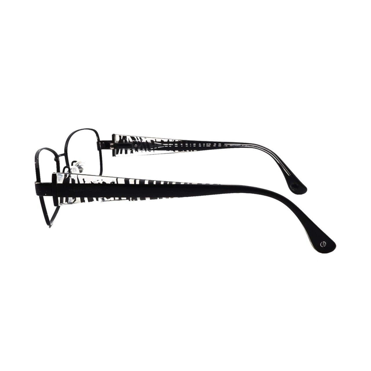 Michael Kors MK 499-001 Black Rectangular Women's Eyeglasses featuring a sleek black frame and rectangular design.