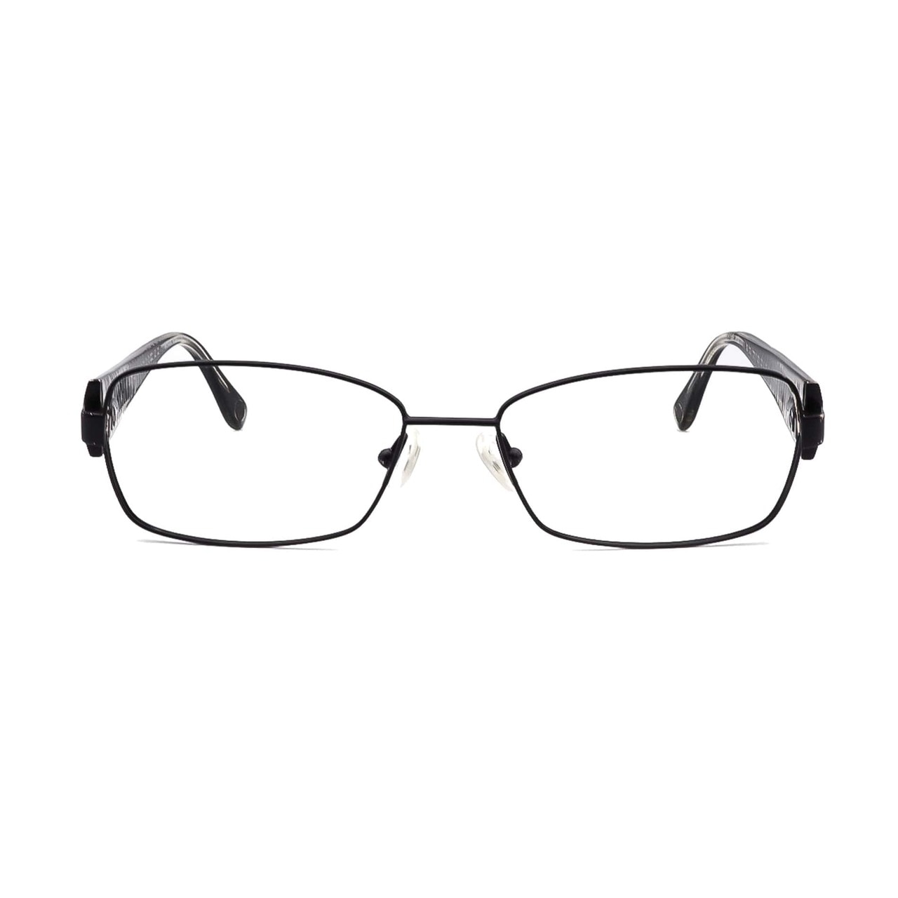 Michael Kors MK 499-001 Black Rectangular Women's Eyeglasses featuring a sleek black frame and rectangular design.