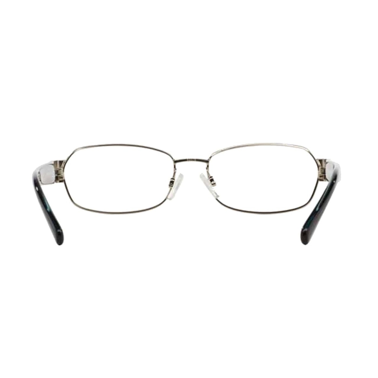 Michael Kors MK 7001-1001 Amagansett Silver Rectangular Women's Metal Eyeglasses showcasing a stylish silver frame and rectangular lenses.