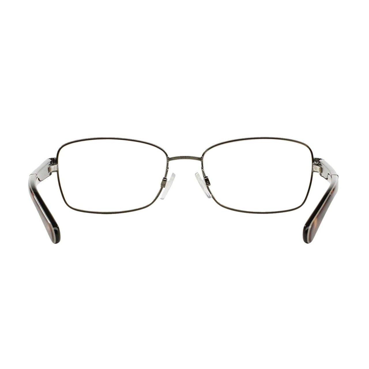 Michael Kors MK 7003-1009 Menorca eyeglasses featuring a gun black tortoise metal frame with a rectangular shape, designed for women.