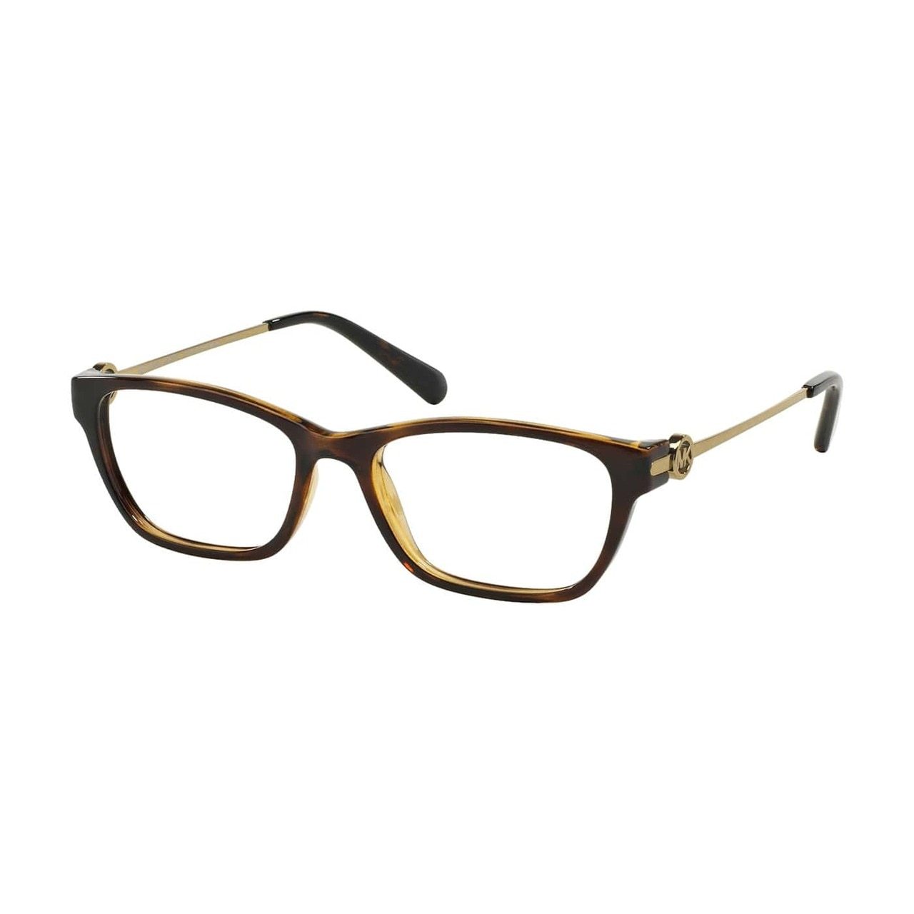 Michael Kors MK 8005-3006 Deer Valley Tortoise Square Women's Acetate Eyeglasses showcasing a stylish tortoise frame and square lenses.