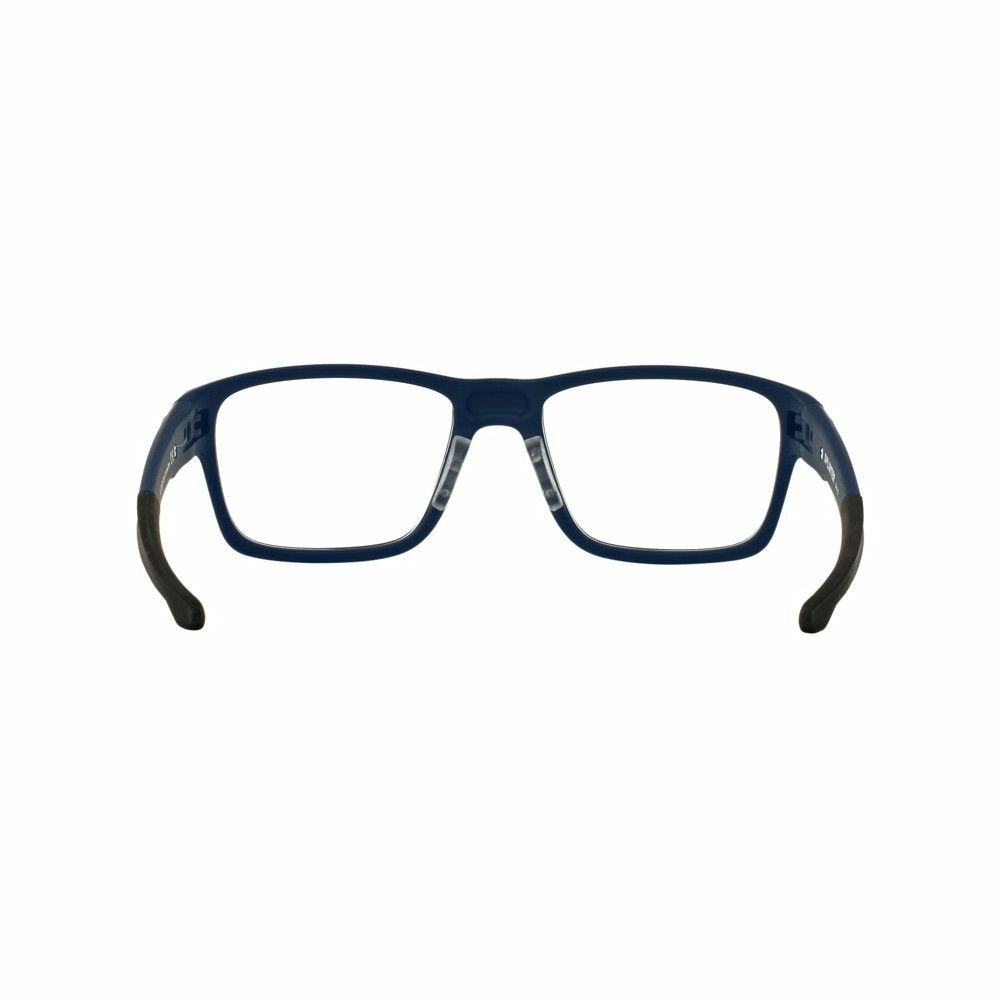 Oakley OX8077-0754 Splinter Universe Blue Square Men's Plastic Eyeglasses displayed with a stylish design and rectangular shape.