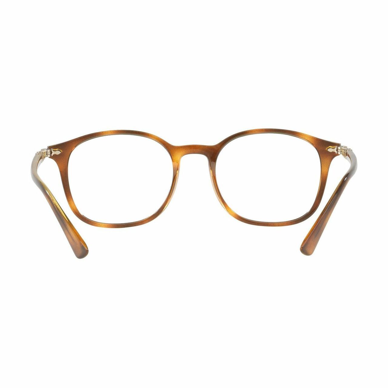 Persol PO3182V-1043 Havana Square Men's Plastic Eyeglasses featuring a stylish square frame in a rich Havana color.