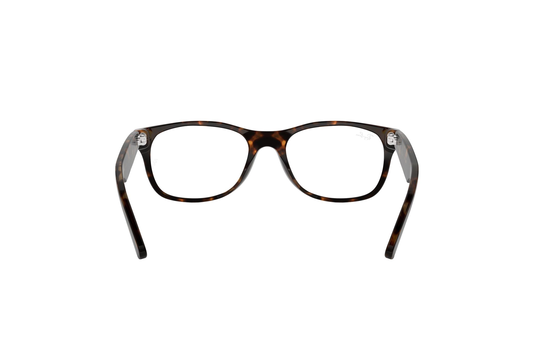 Ray-Ban RB5184F-2012 Gloss Tortoise Square Optical Eyeglasses with 52mm lens, featuring a stylish tortoise shell frame.