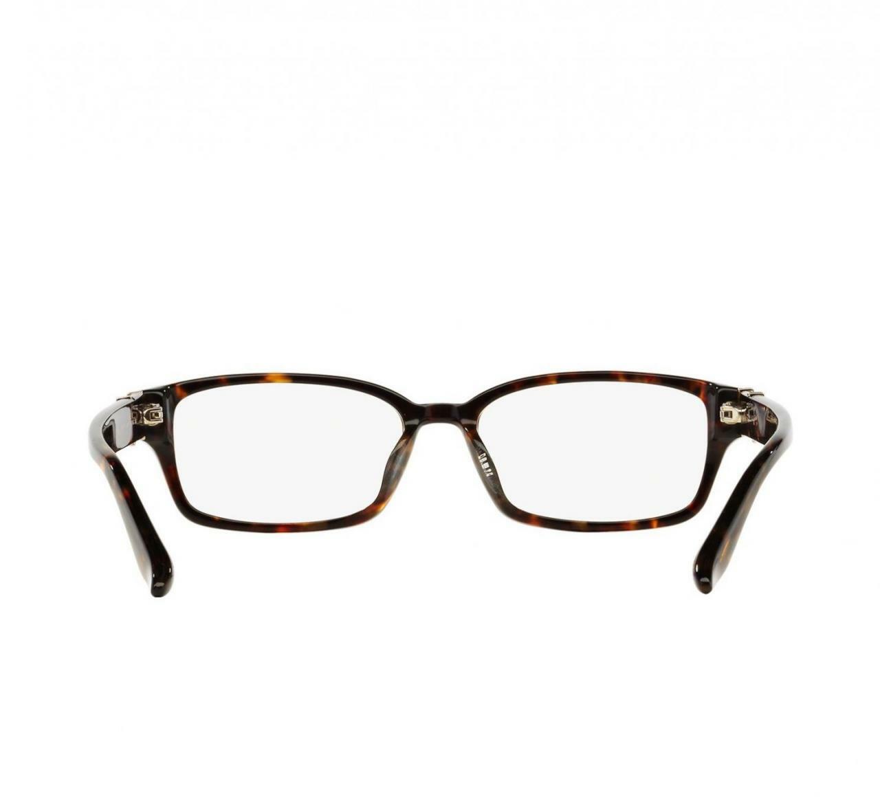 Ray-Ban RB5198-2345 tortoise rectangular plastic eyeglasses with demo lens, stylish and unisex design.