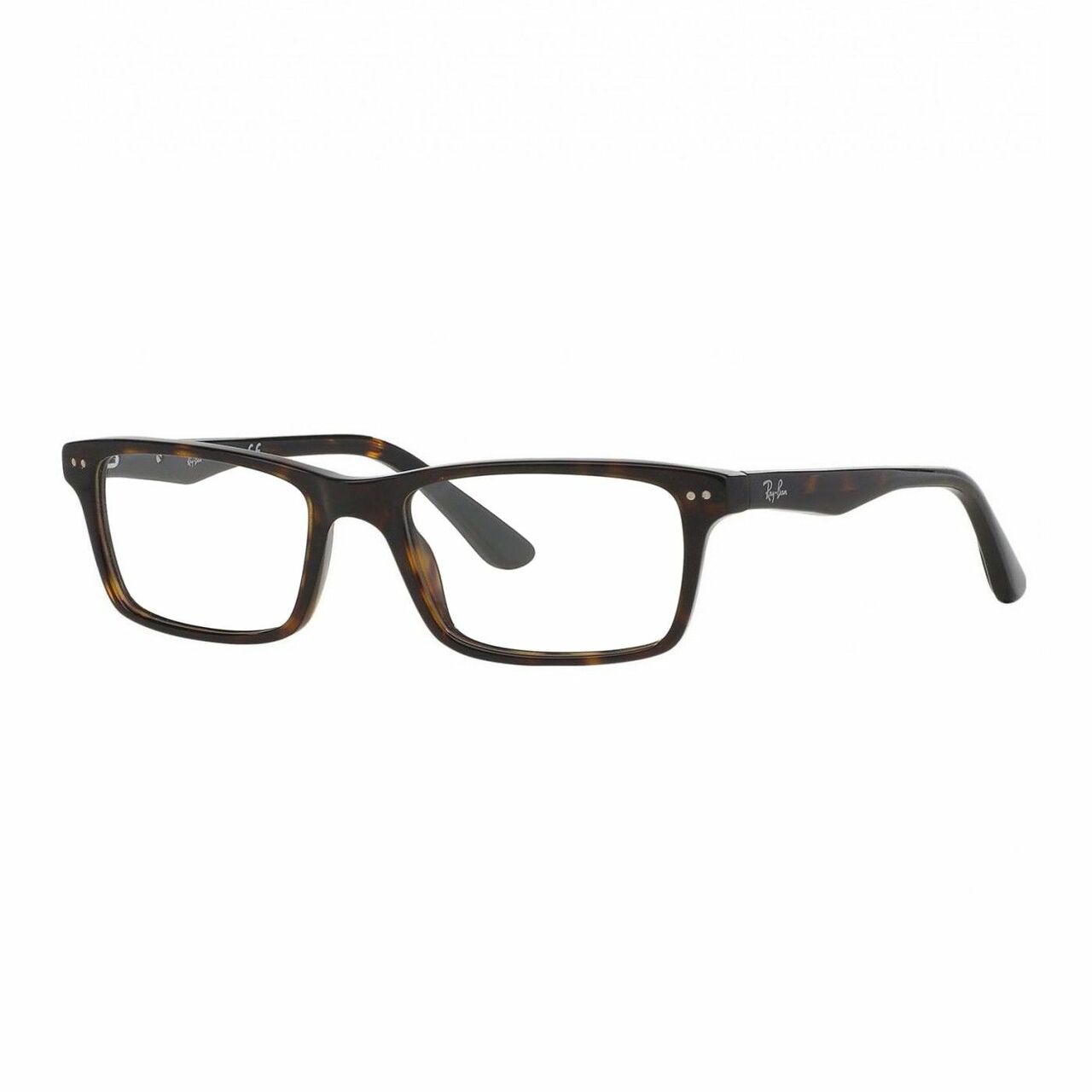 Ray-Ban RB5288-2012 Tortoise Rectangular Unisex Plastic Eyeglasses with a stylish tortoise frame and rectangular lenses.