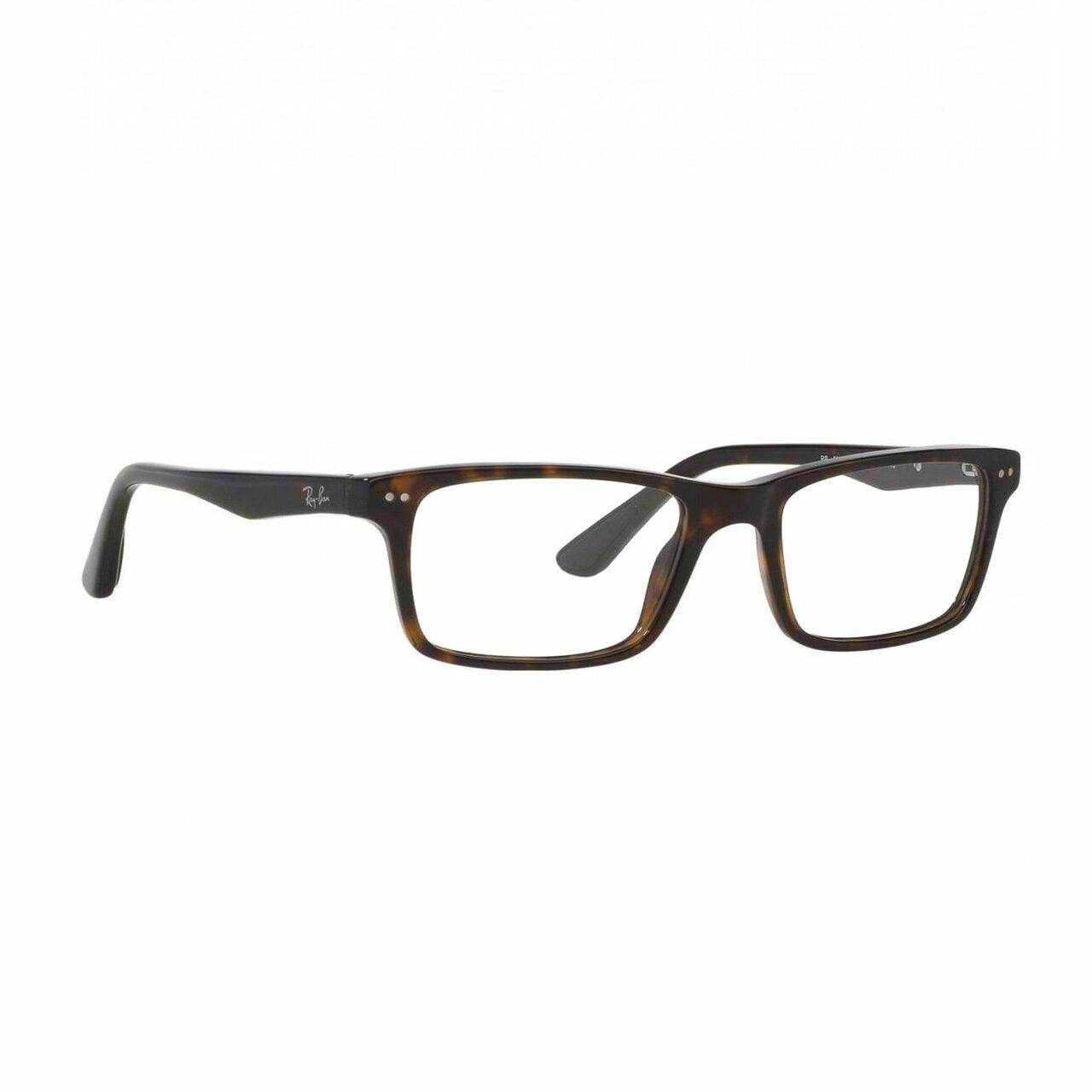 Ray-Ban RB5288-2012 Tortoise Rectangular Unisex Plastic Eyeglasses with a stylish tortoise frame and rectangular lenses.