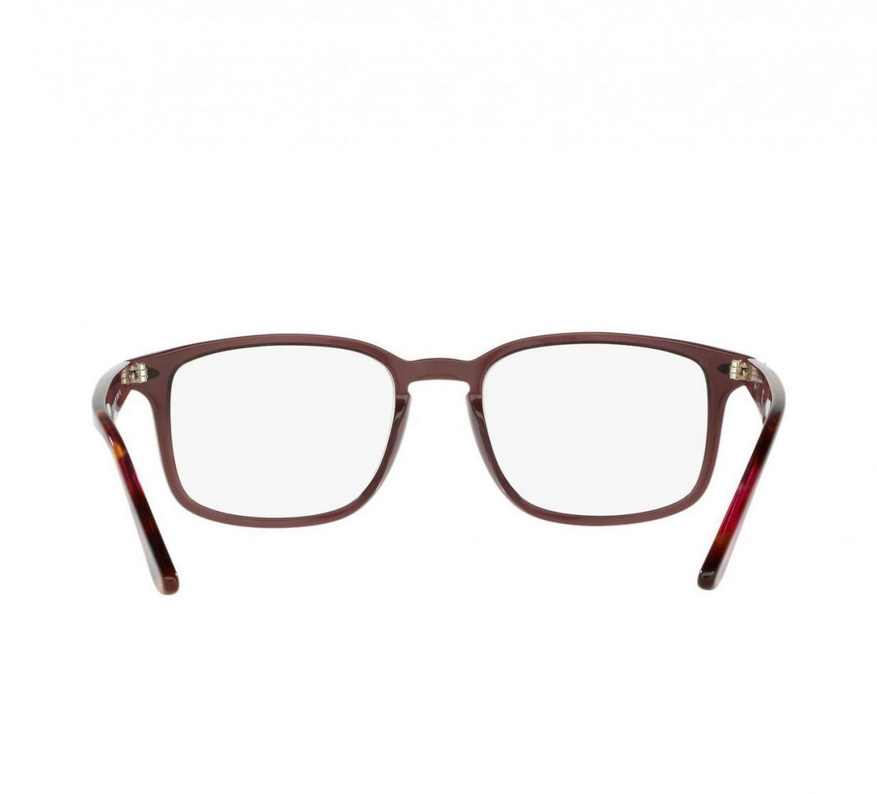 Ray-Ban RB5353-5628 Full Rim Brown Tortoise Eyeglasses showcasing a stylish acetate frame with square lenses.