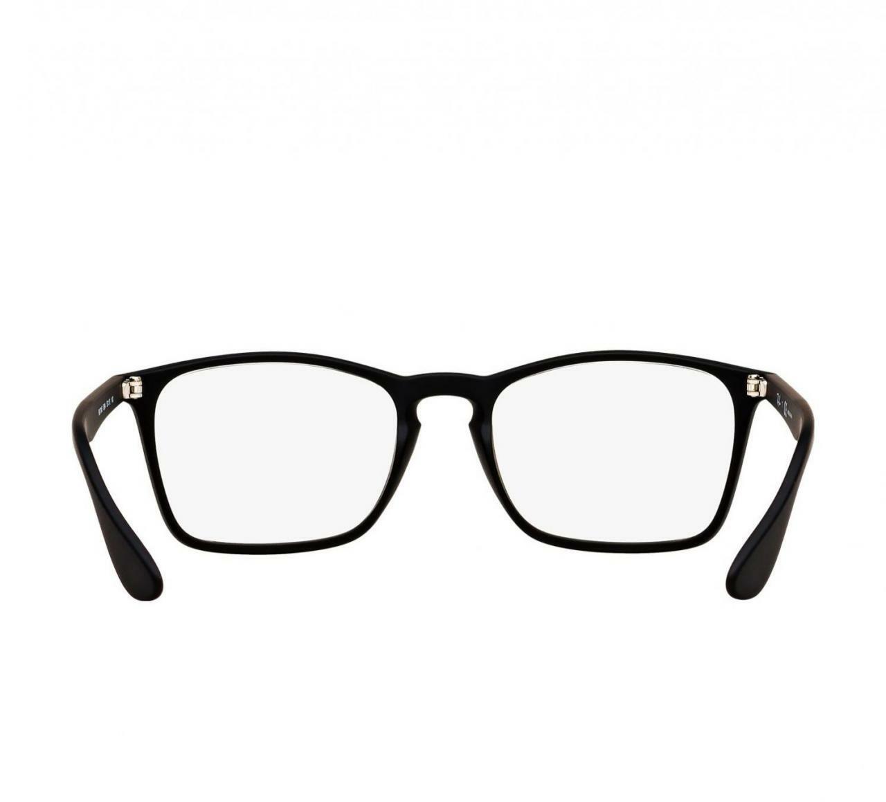 Ray-Ban RB7045-5364 Black Full Rim Square Nylon Eyeglasses Frames showcasing a sleek black design and square shape.