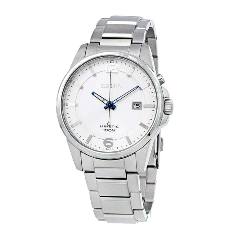 Seiko SKA663 Neo Sports Automatic Watch with stainless steel case and silver dial.