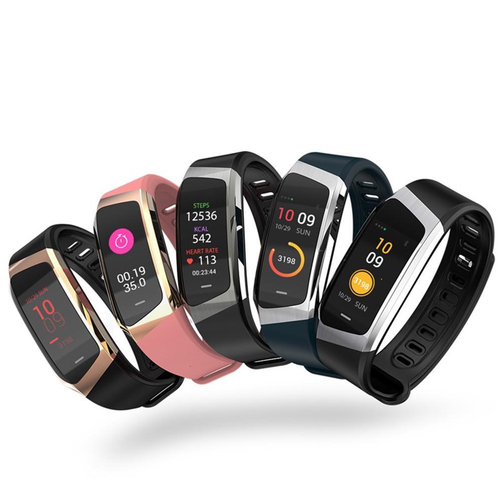 Smart Watch for Men and Women featuring a touch screen, heart rate monitor, and sports band design in various colors.