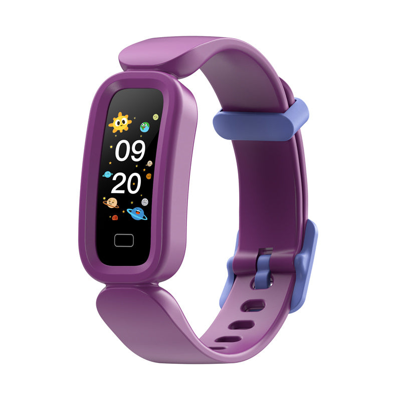 A sleek Sports Smart Bracelet with a 0.96 inch display, showcasing its waterproof design and compact size.