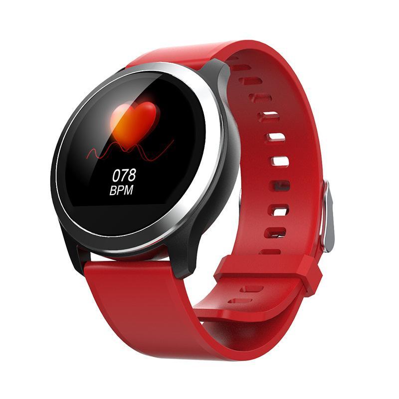 The Maverick Smart Watch featuring a sleek design, 1.22 inch IPS display, and advanced health tracking sensors.