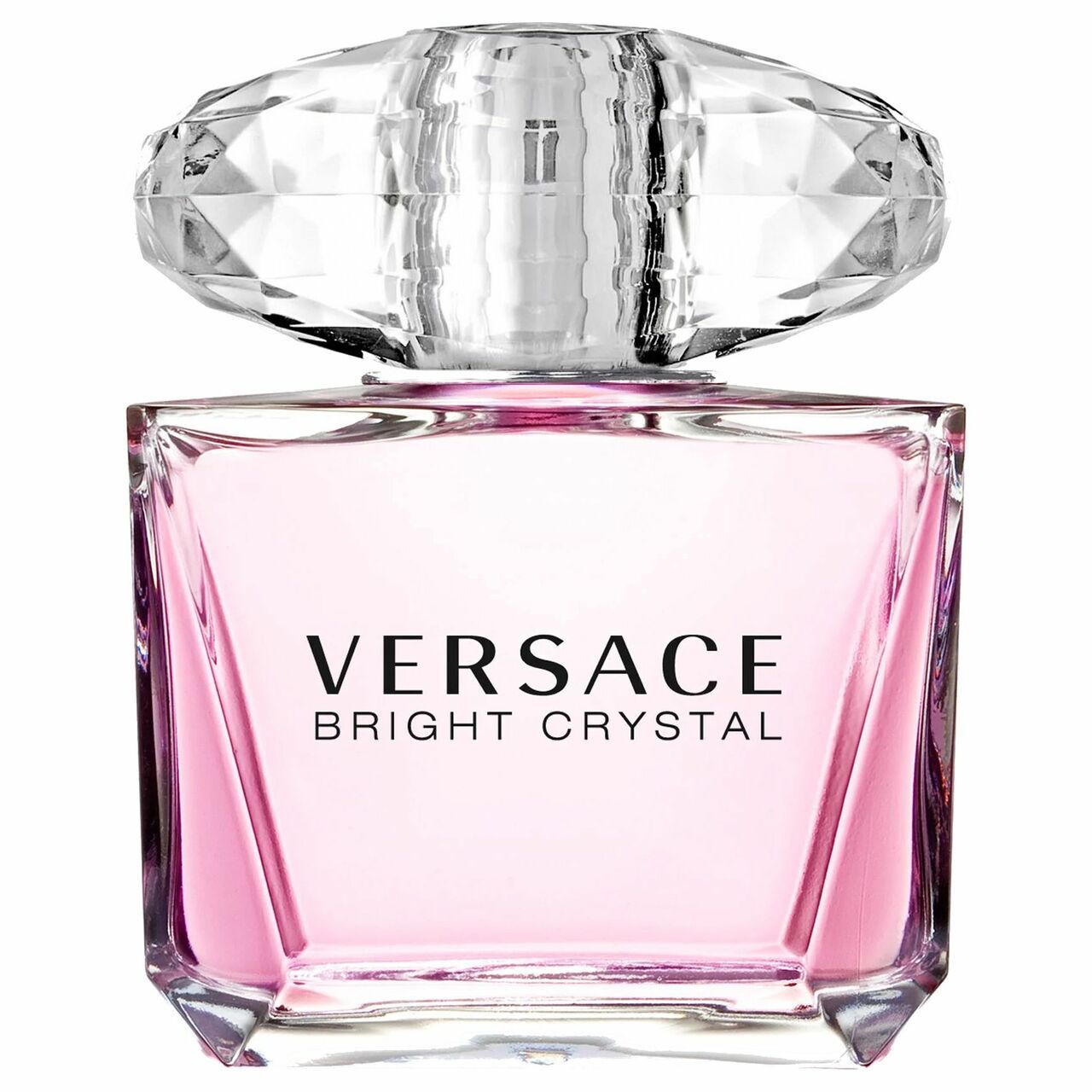 Versace Bright Crystal Eau De Toilette Spray for Women, 3 Oz bottle with elegant design and floral accents.