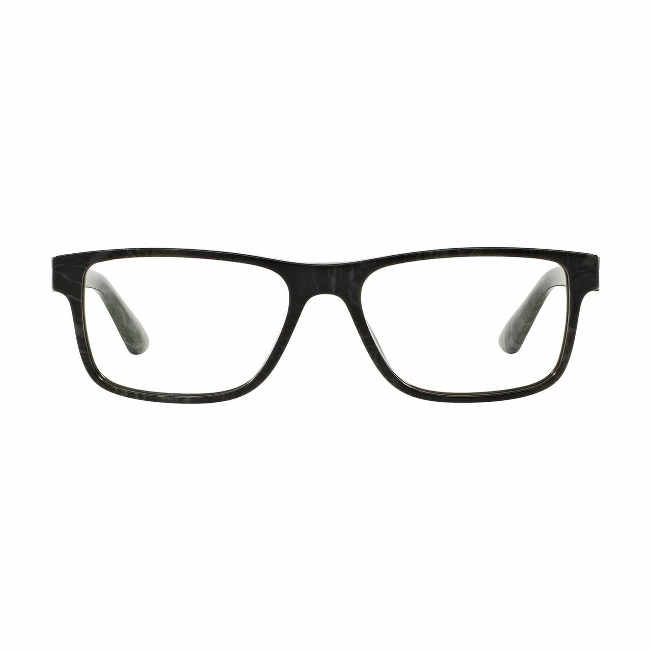 Versace VE3211-5145 Grey Marble Square Men's Plastic Eyeglasses showcasing a stylish design and full-rim frame.