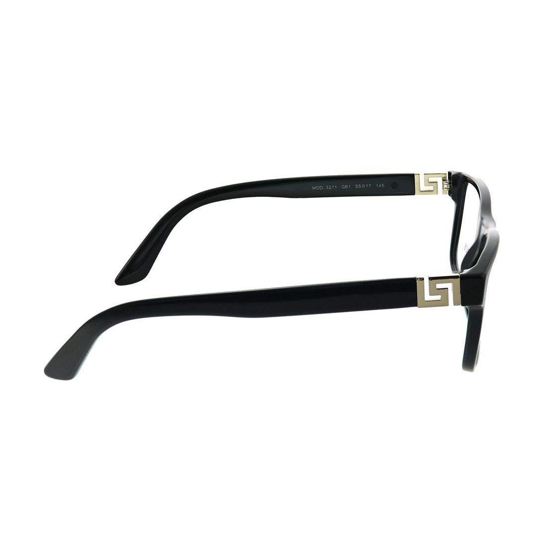 Versace VE3211-5145 Grey Marble Square Men's Plastic Eyeglasses showcasing a stylish design and full-rim frame.