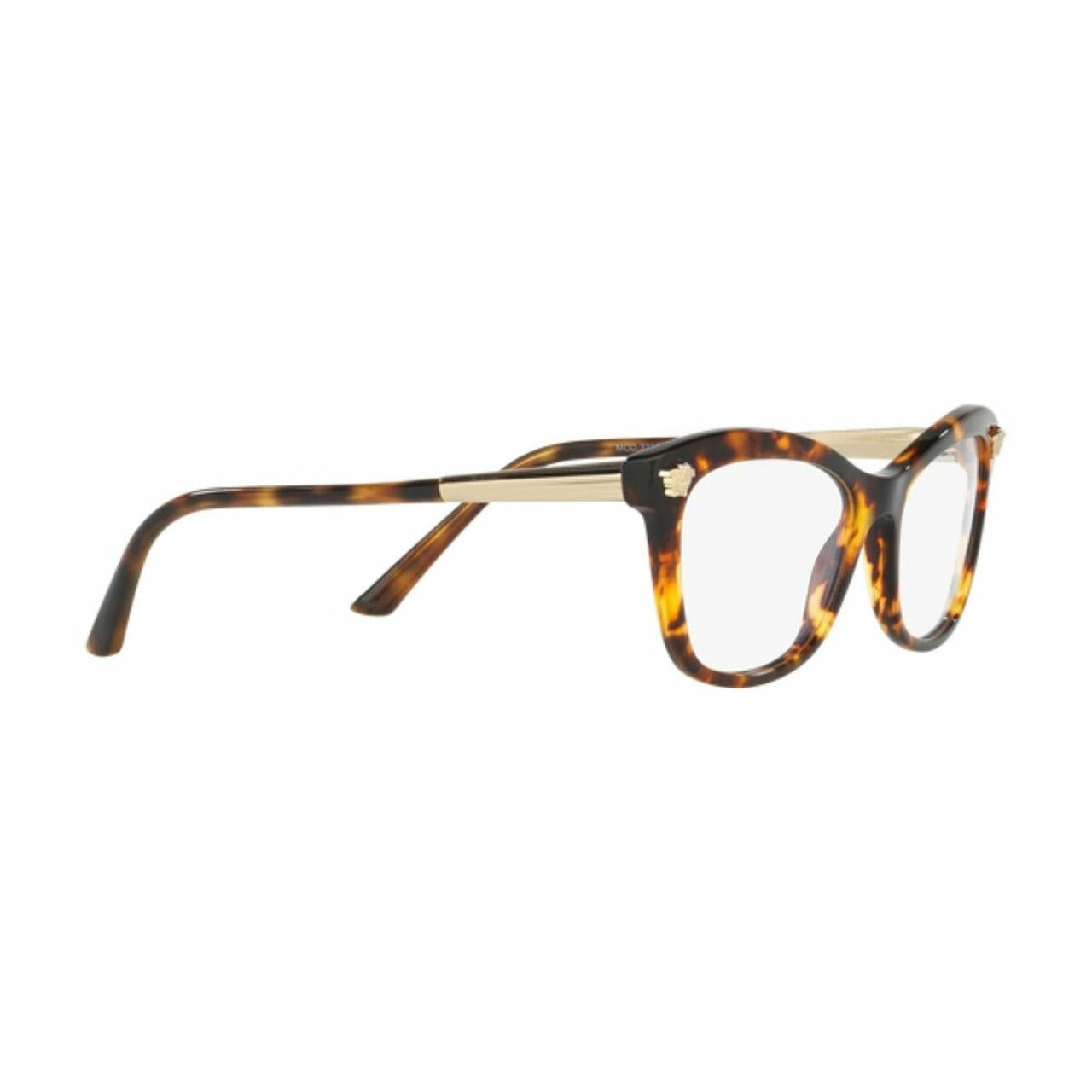 Versace VE3224-5148 Havana Butterfly Women's Plastic Eyeglasses featuring stylish butterfly-shaped lenses and durable havana plastic frames.