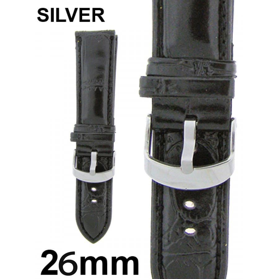 A stylish 22mm watch band made from durable materials, showcasing its adjustable features and elegant design.