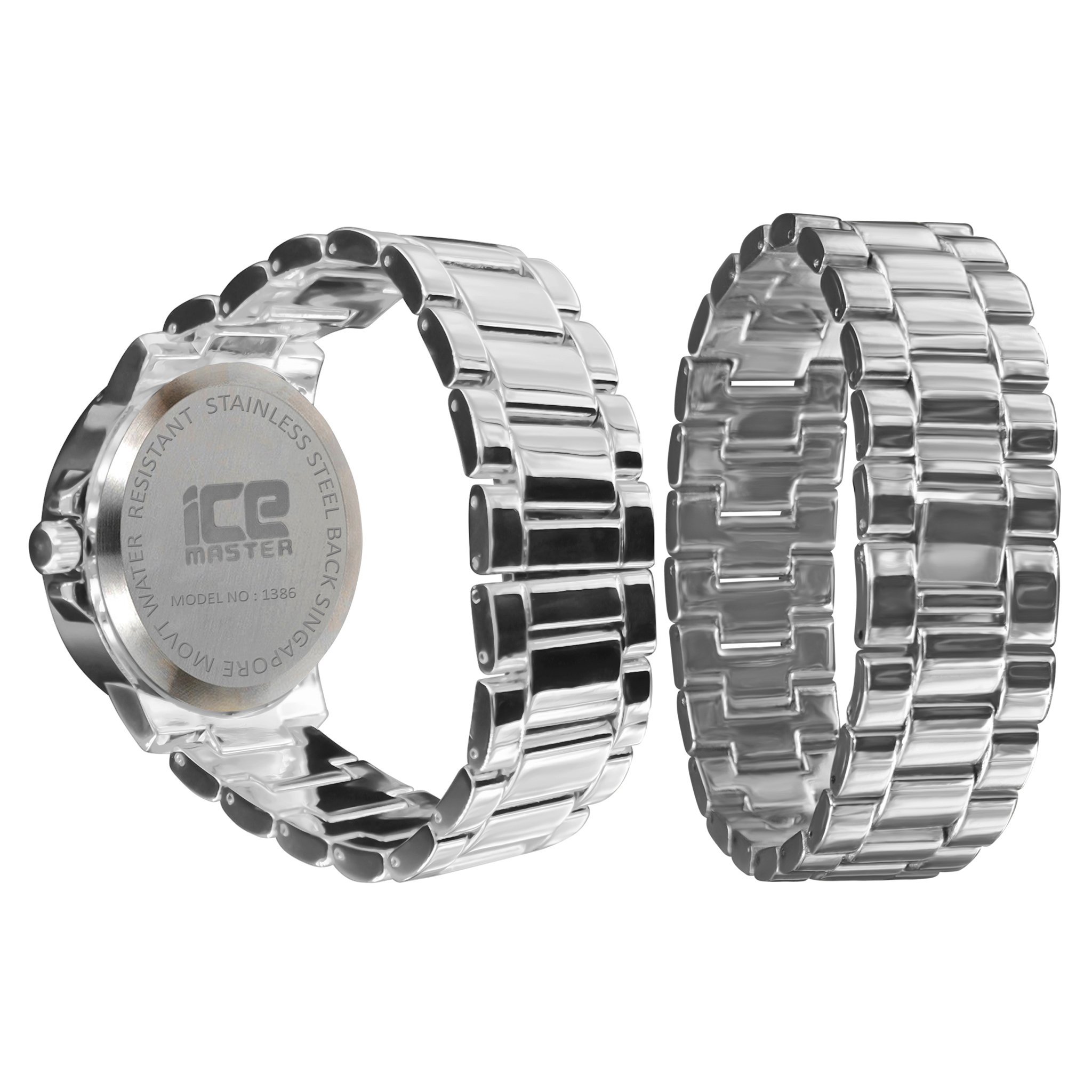 Elegant Watch & Bracelet Set featuring a stylish watch with a 16mm case and a matching bracelet, perfect for any occasion.