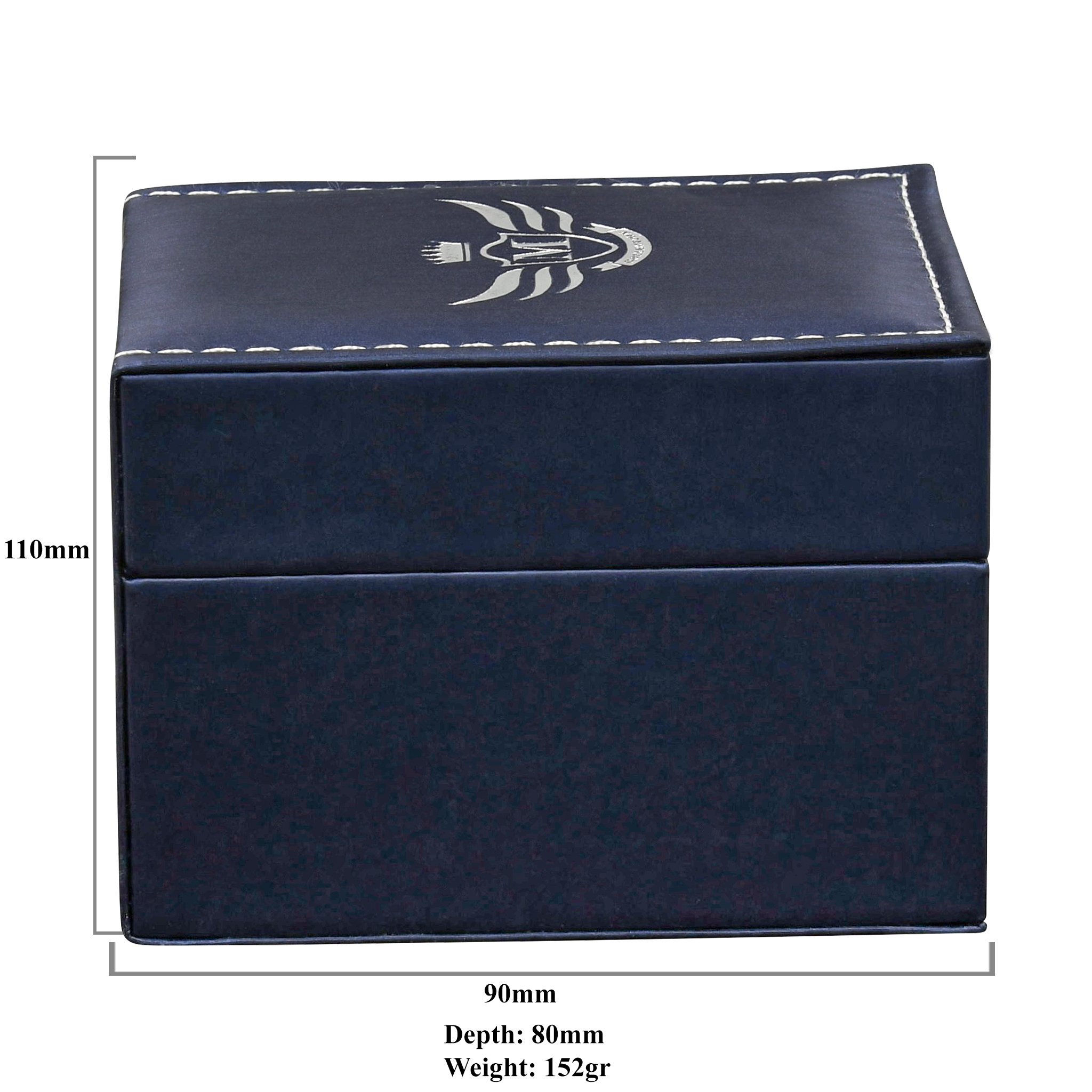 Elegant WATCH COFFER BOX designed for storing watches and jewelry, featuring a soft removable cushion for protection.