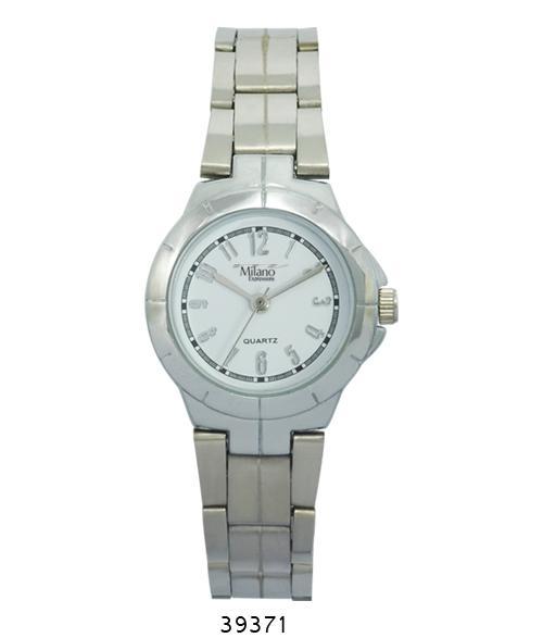 Waycross Silver Metal Band Watch featuring a silver case and white dial, showcasing elegance and style.