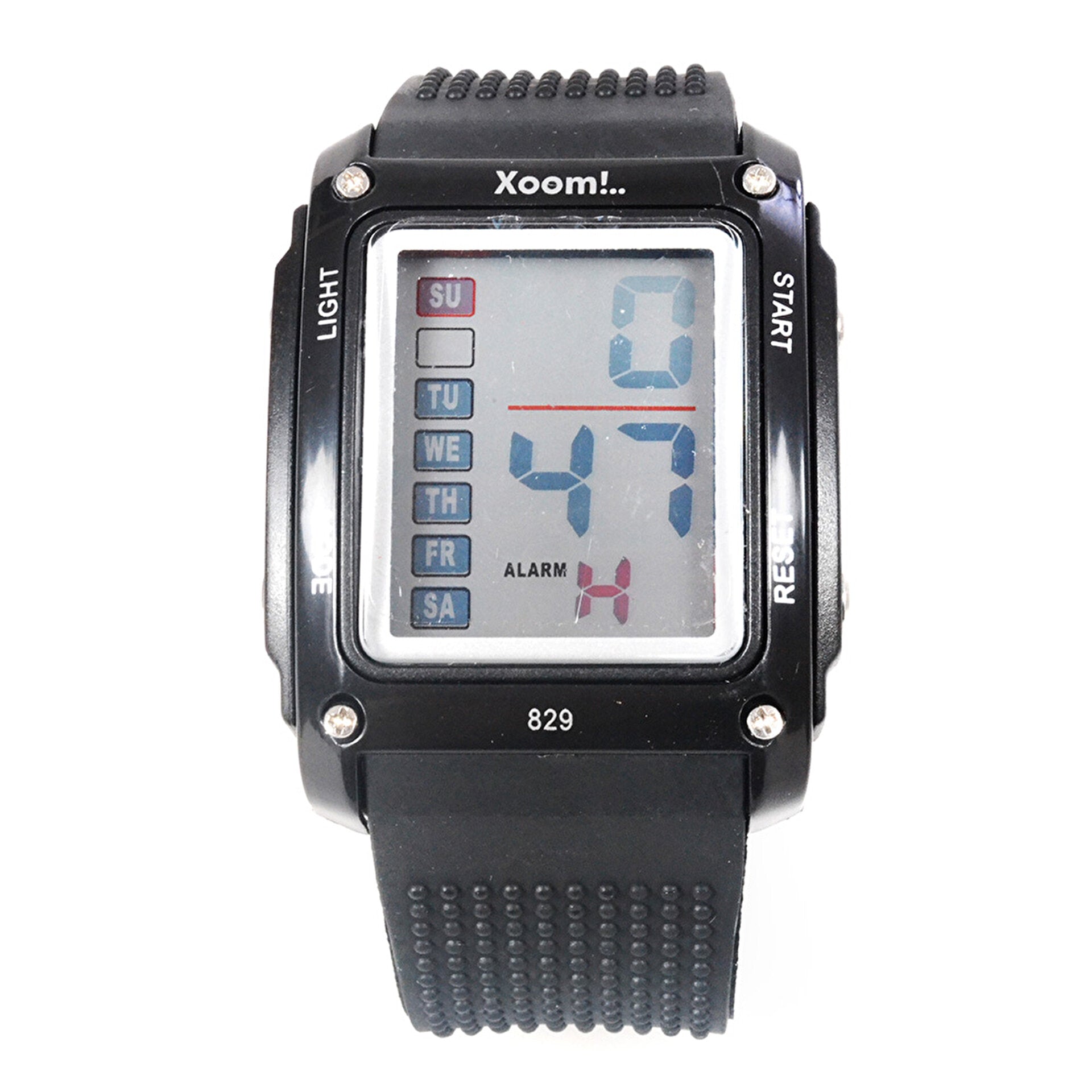 Xoom 8290101 digitale Armbanduhr mit modernem Design, wasserdichtem Gehäuse und klarer digitaler Anzeige.