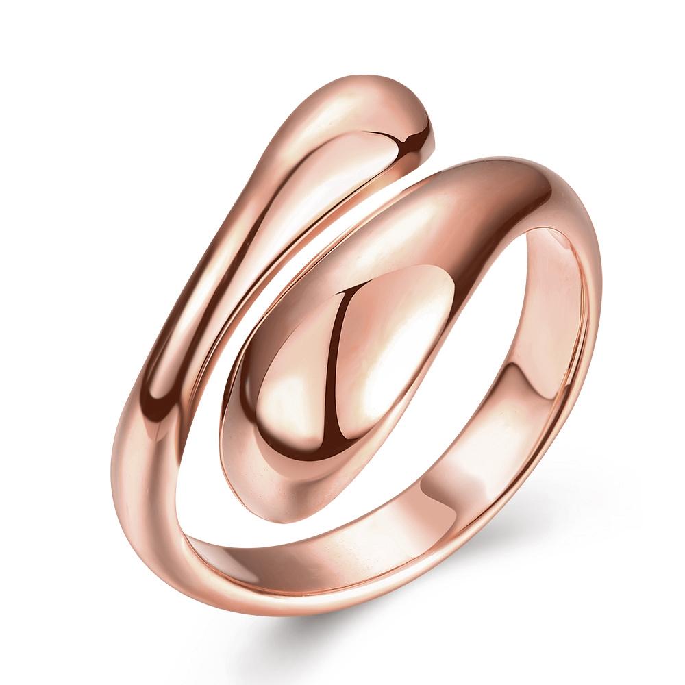 18K Gold Plated Designer Inspired Matrix Cocktail Ring in Gold, Rose Gold, and White Gold options, showcasing its unique matrix design.