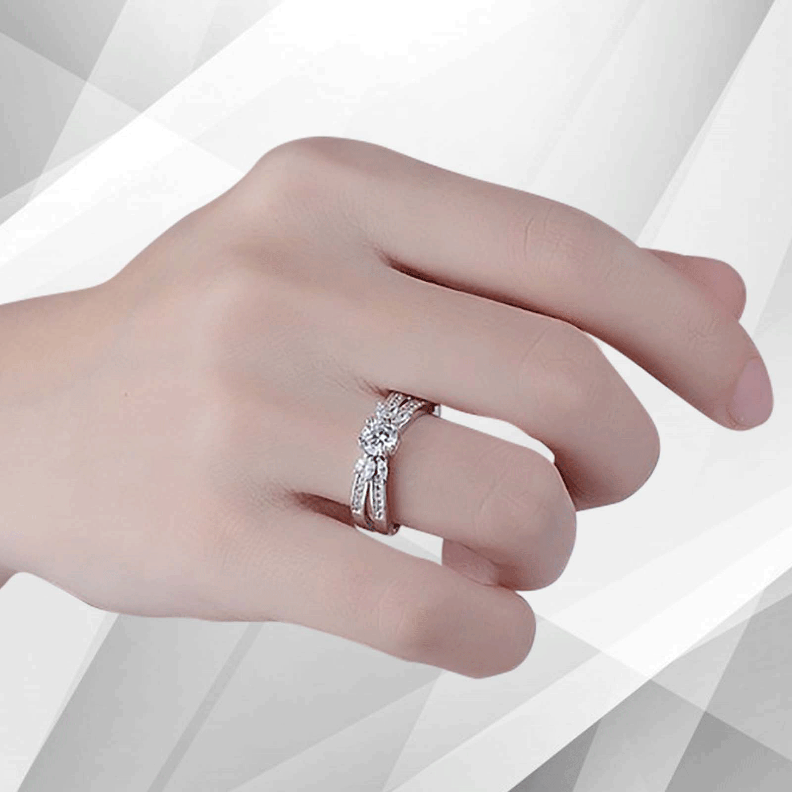 2.00Ct Round-Cut Diamond Solitaire Bridal Engagement Ring in 18Ct White Gold, showcasing a brilliant diamond set in elegant prong settings.