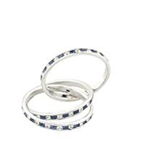 High-Polished 925 Sterling Silver Ring featuring a Top Grade Montana Crystal, showcasing its elegant design and shine.