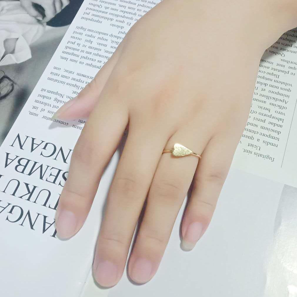 3W1617 Flash Gold Brass Ring with a minimalist design, featuring a shiny gold finish and no center stone, perfect for elegant styling.