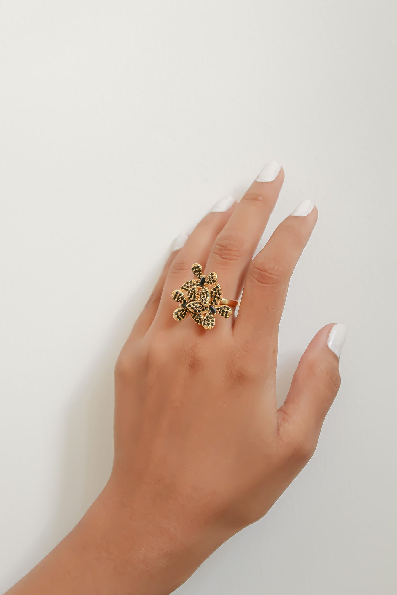 Elegant African Butterfly Ring in 18K gold or silver plating, adorned with sparkling zirconia stones, showcasing a butterfly-inspired design.