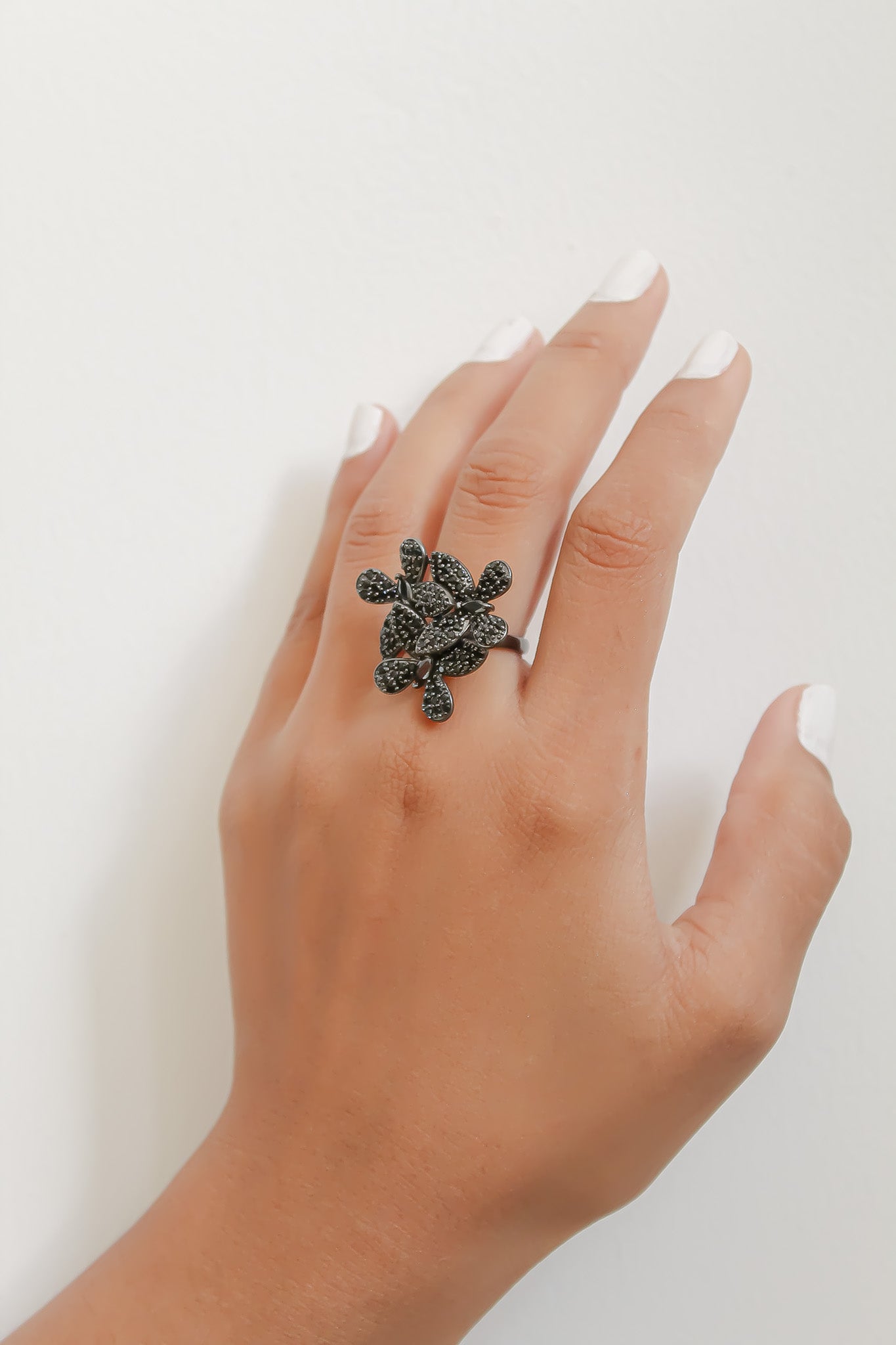 Elegant African Butterfly Ring in 18K gold or silver plating, adorned with sparkling zirconia stones, showcasing a butterfly-inspired design.