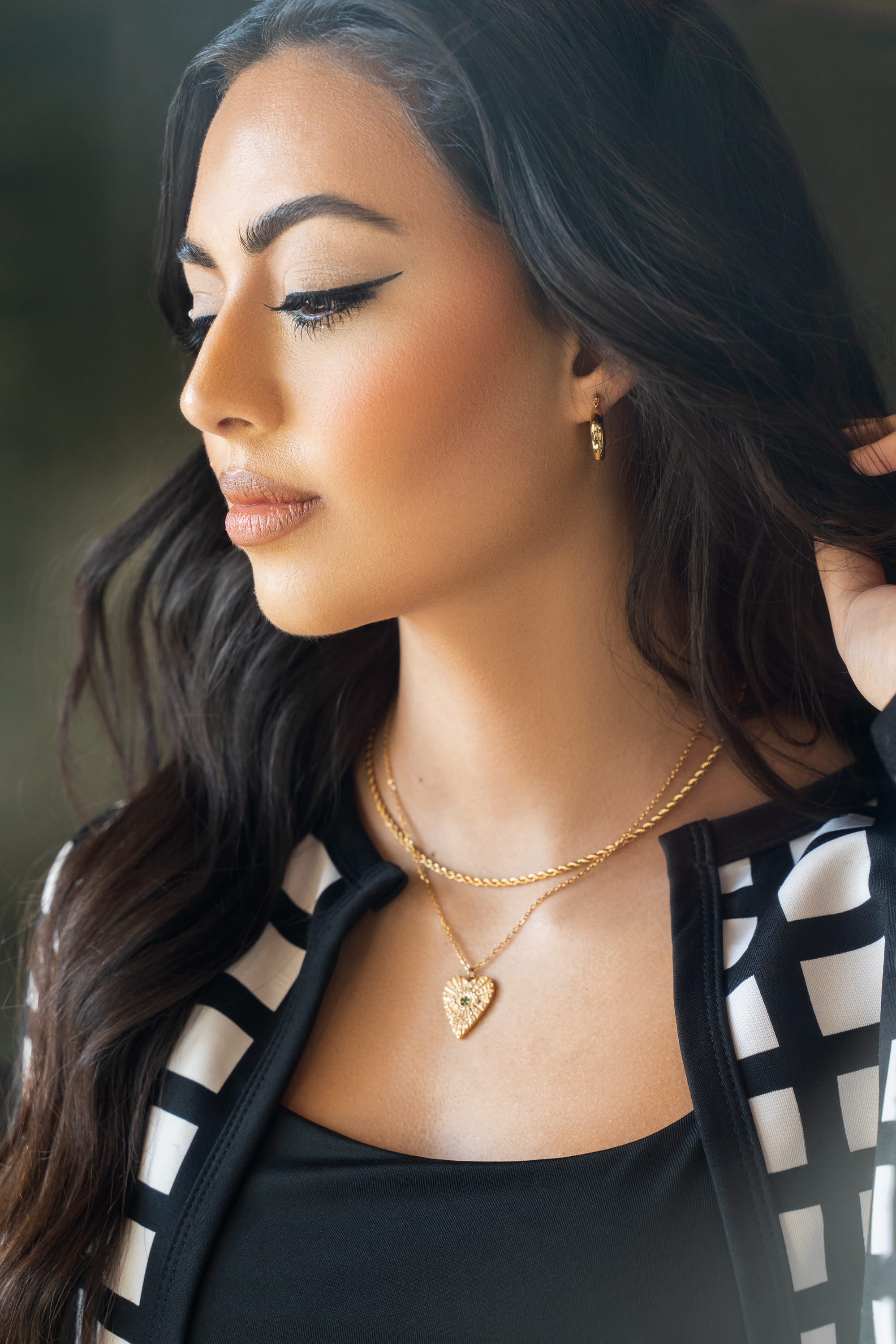 AMMA Rope Chain featuring twisted design, 18k gold plating, and cz stones, perfect for layering or solo wear.