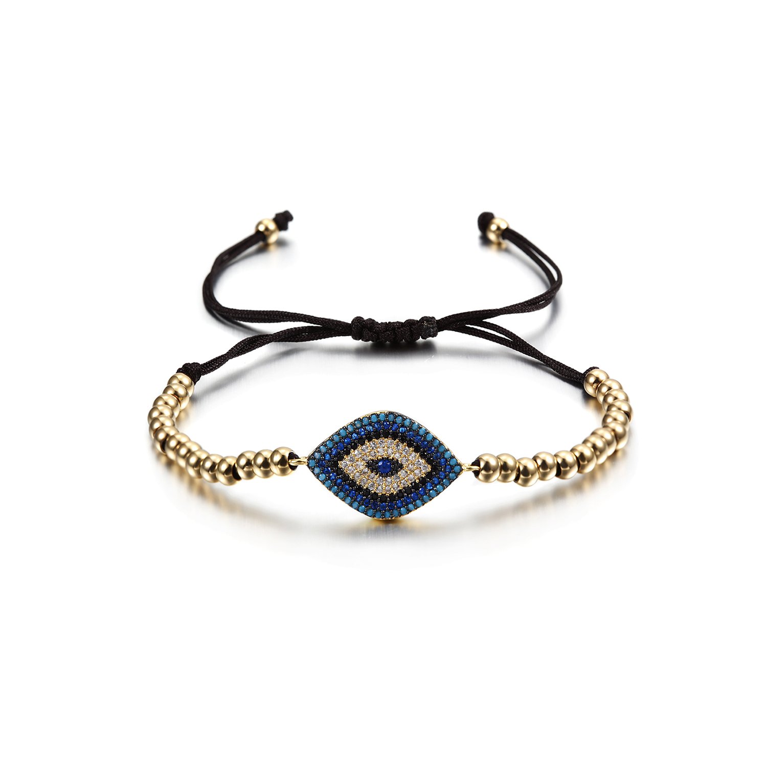 Ancient Protector Bracelet made of surgical stainless steel with 14K gold plating, showcasing its elegant design and durability.