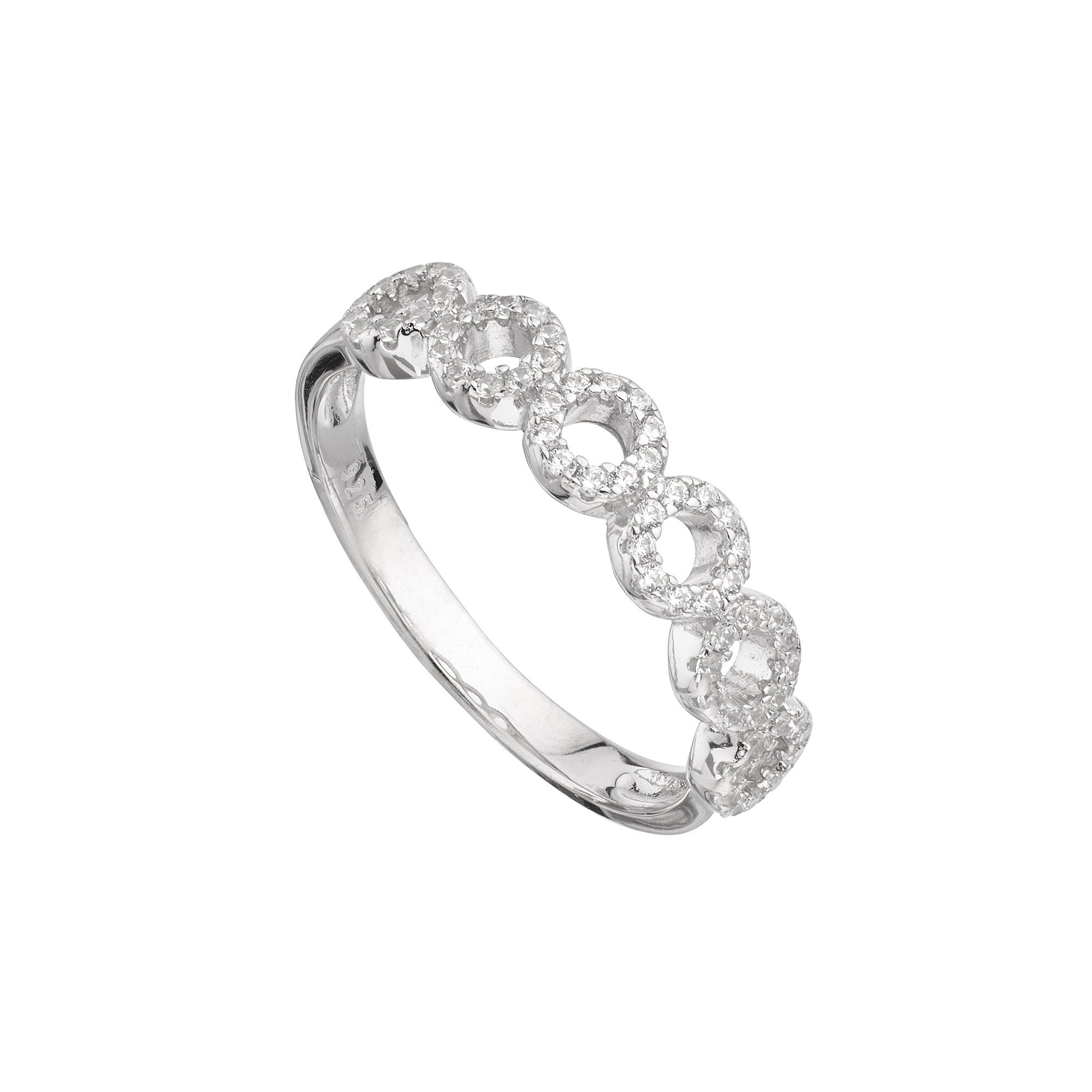 Anillo Alianza Plata con diseño circular elegante, ideal para compromisos y uso diario.