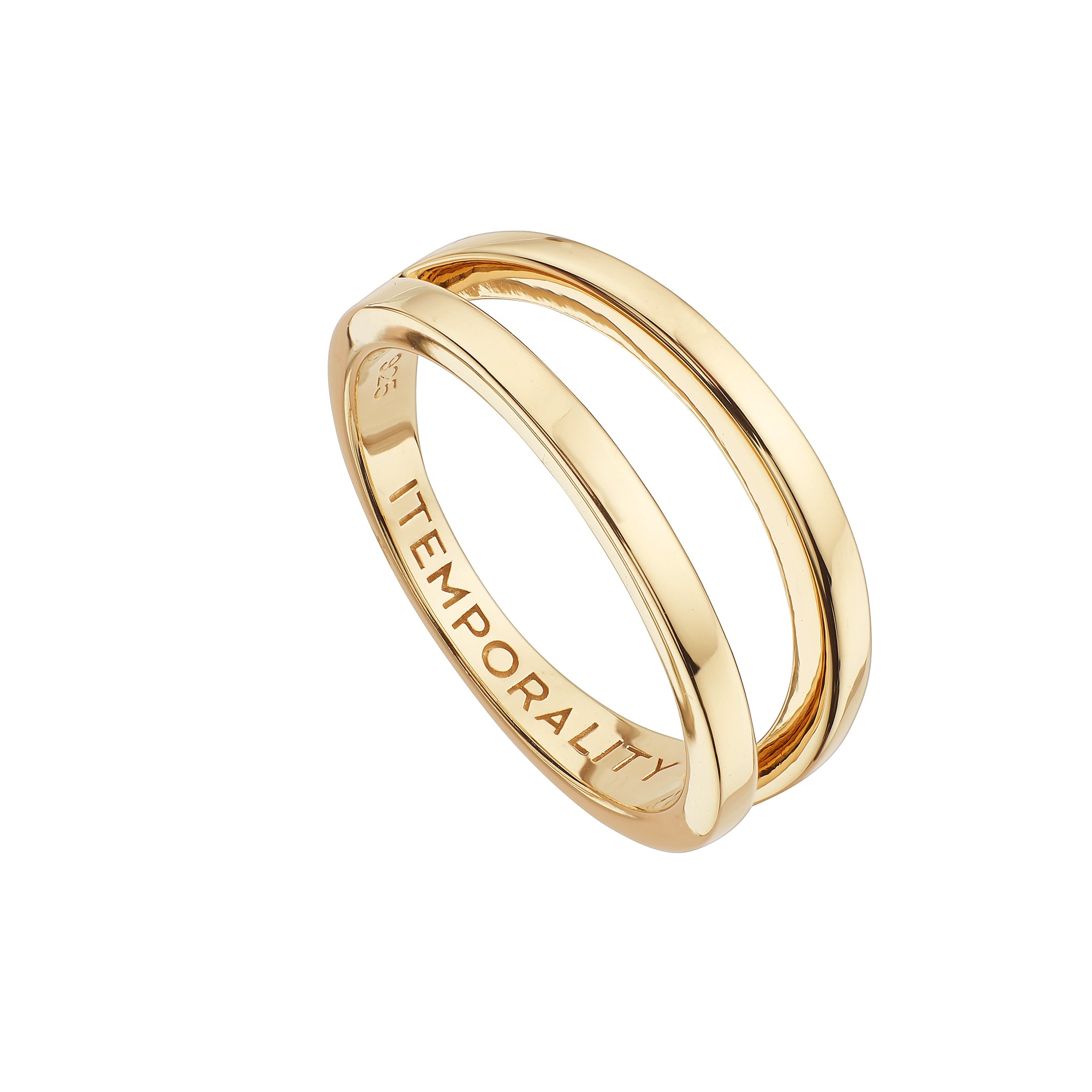 Anillo Lips Bañado en Oro con diseño de labios, hecho de plata 925 y acabado dorado, ideal para cualquier ocasión.