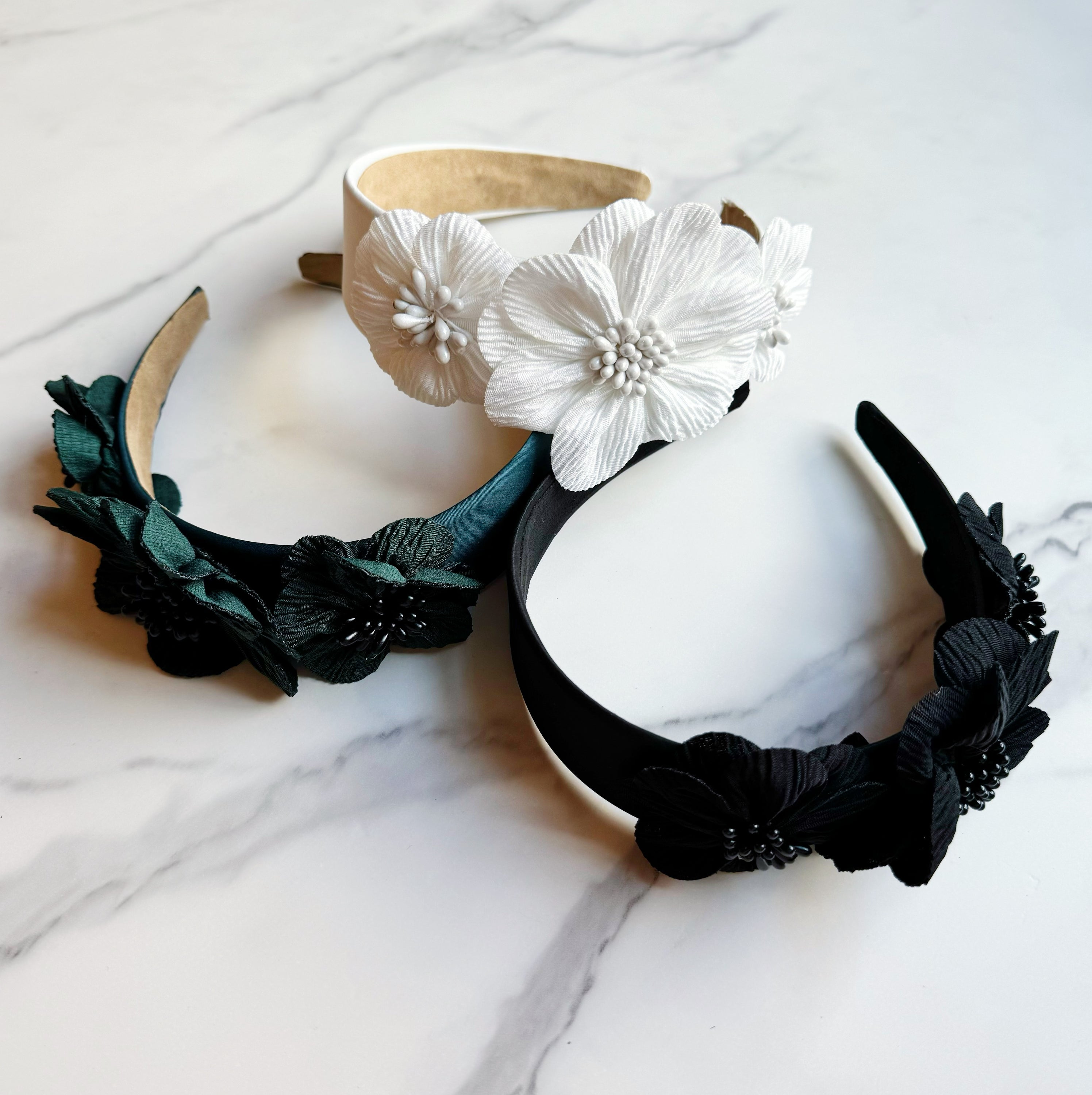 Bloom Beauty Headband featuring a blooming flower design, perfect for enhancing any outfit with elegance.