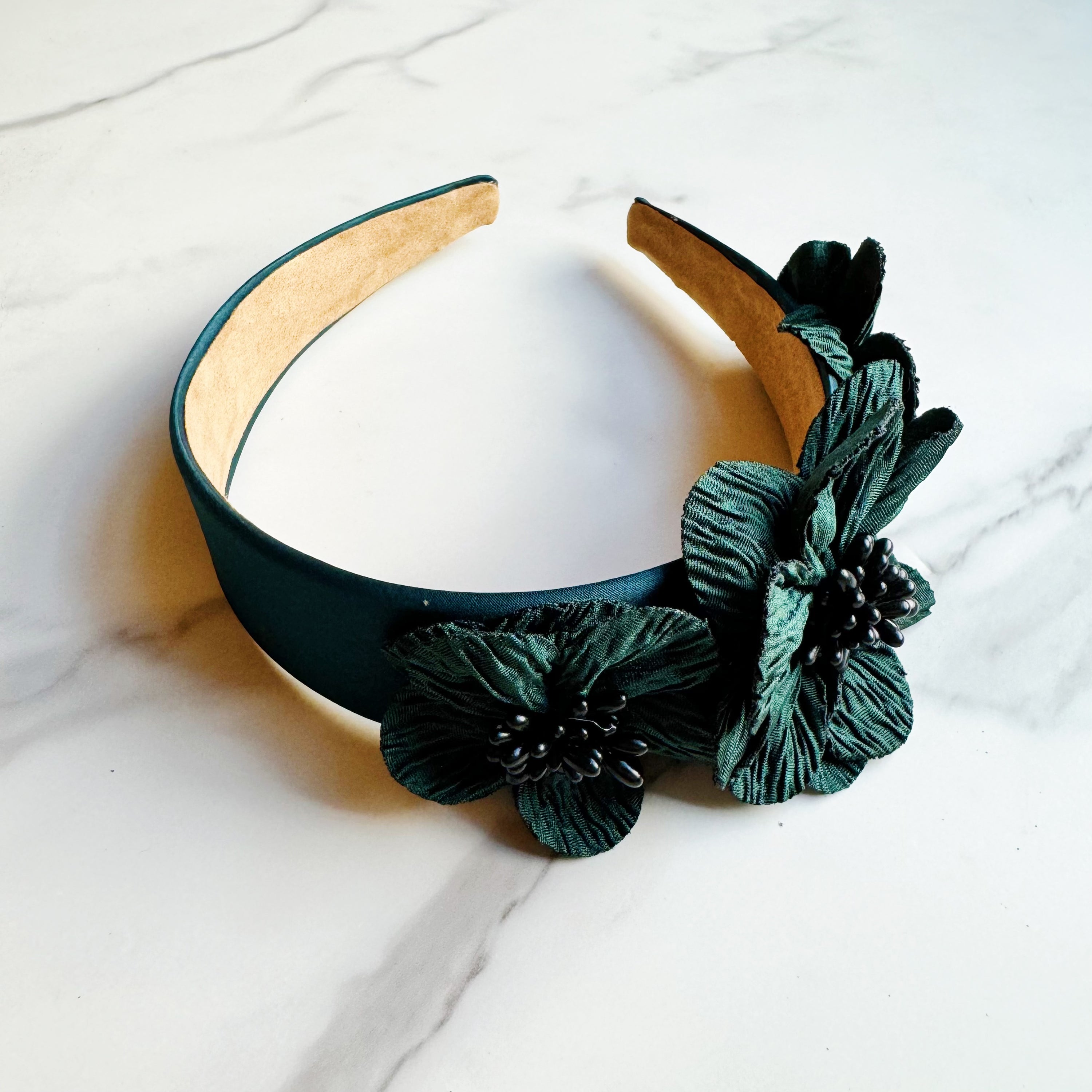 Bloom Beauty Headband featuring a blooming flower design, perfect for enhancing any outfit with elegance.