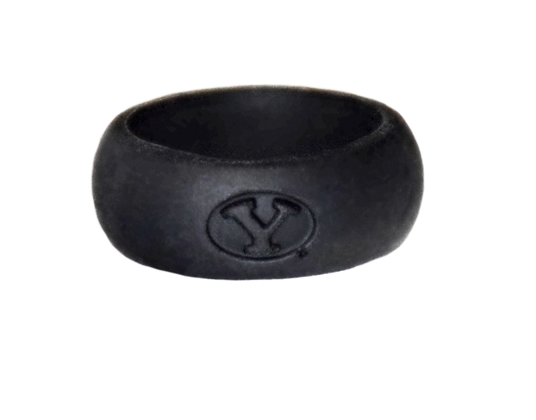 A durable BYU Silicone Ring showcasing the BYU logo, perfect for active fans.