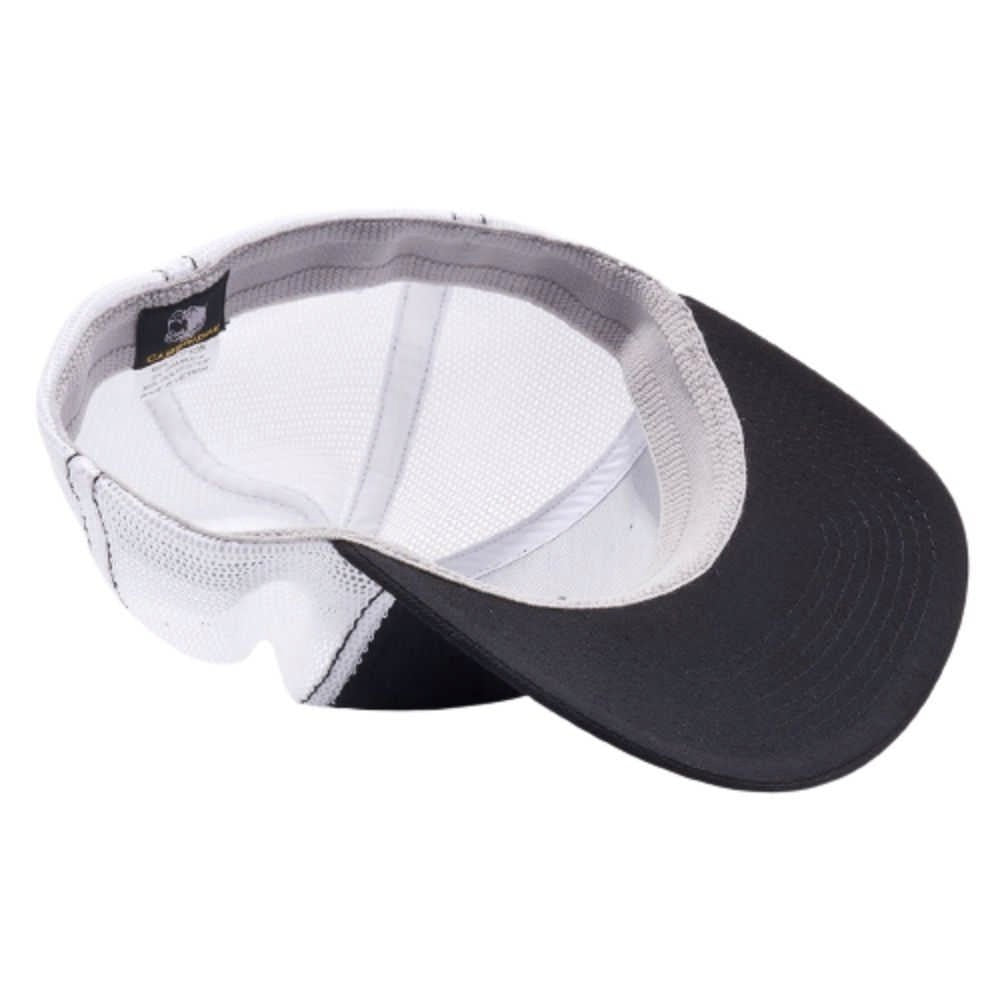 Pack of 6 CAMBRIDGE MESH STRETCH caps in S/M size, showcasing a classic design with a curved visor and breathable mesh fabric.