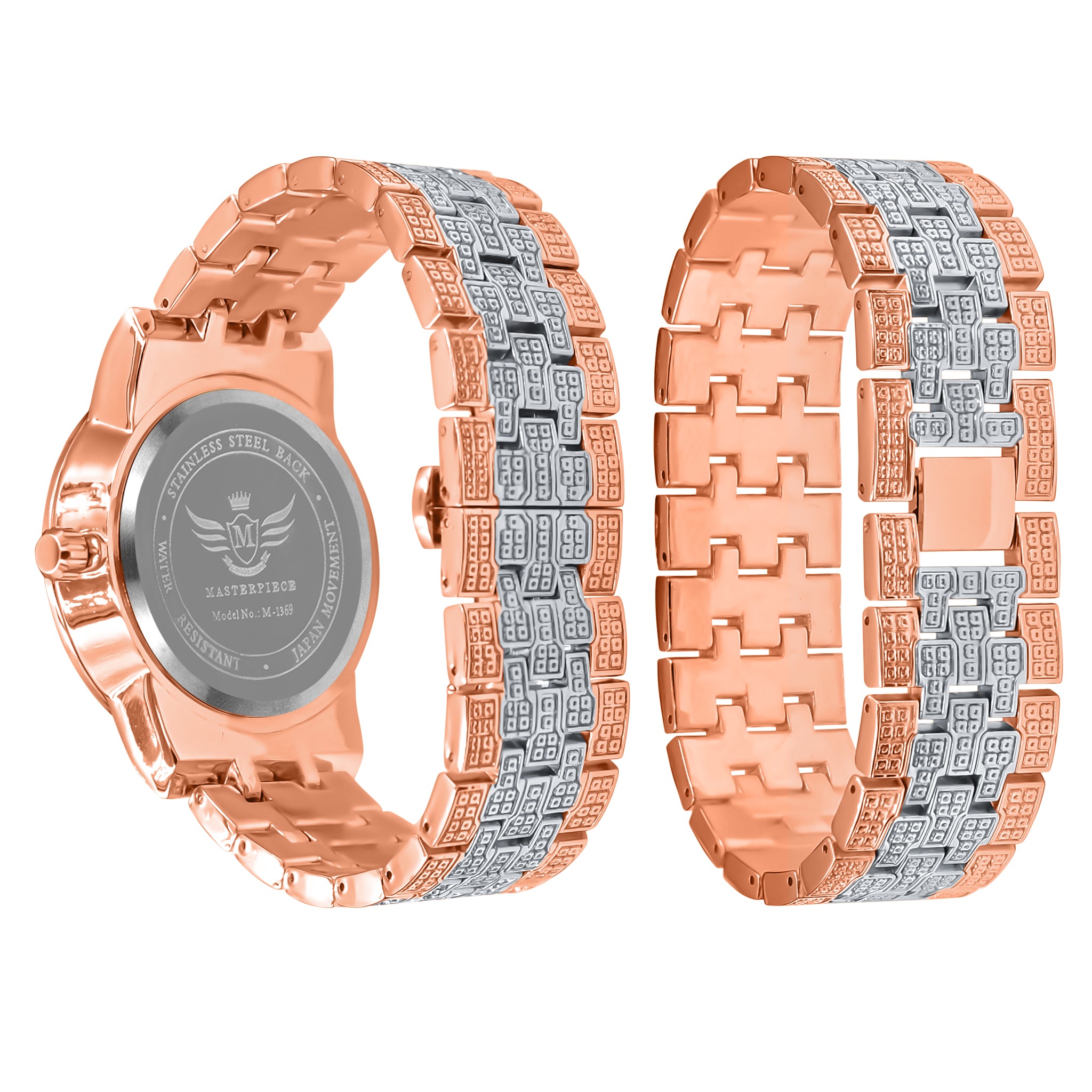 CANDIDUS Watch Set I 5307218 featuring crystal stones and a two-toned design, showcasing its elegant round dial and effulgent bracelet.