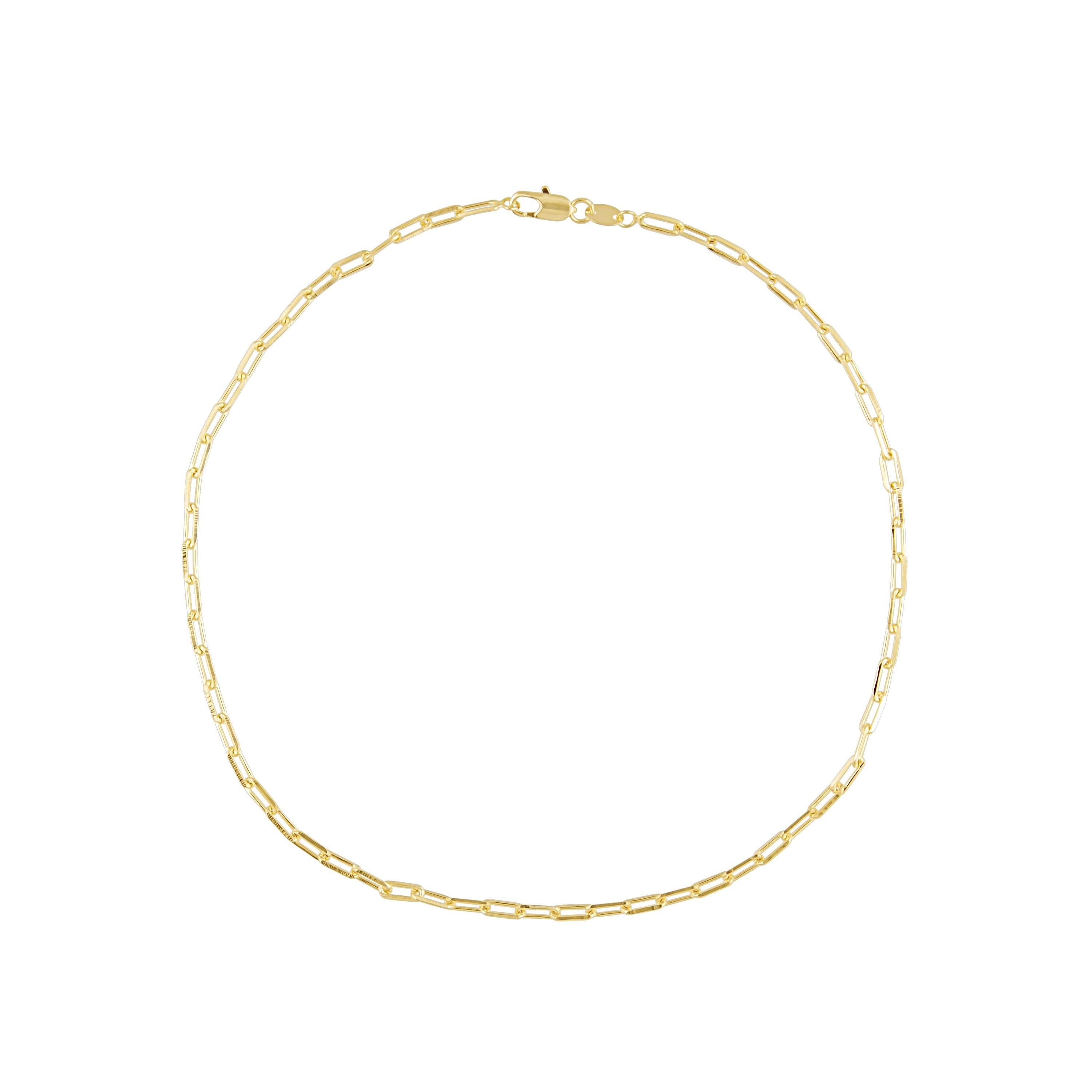 Codie Link Necklace featuring interlocking links in a stylish design, perfect for any occasion.