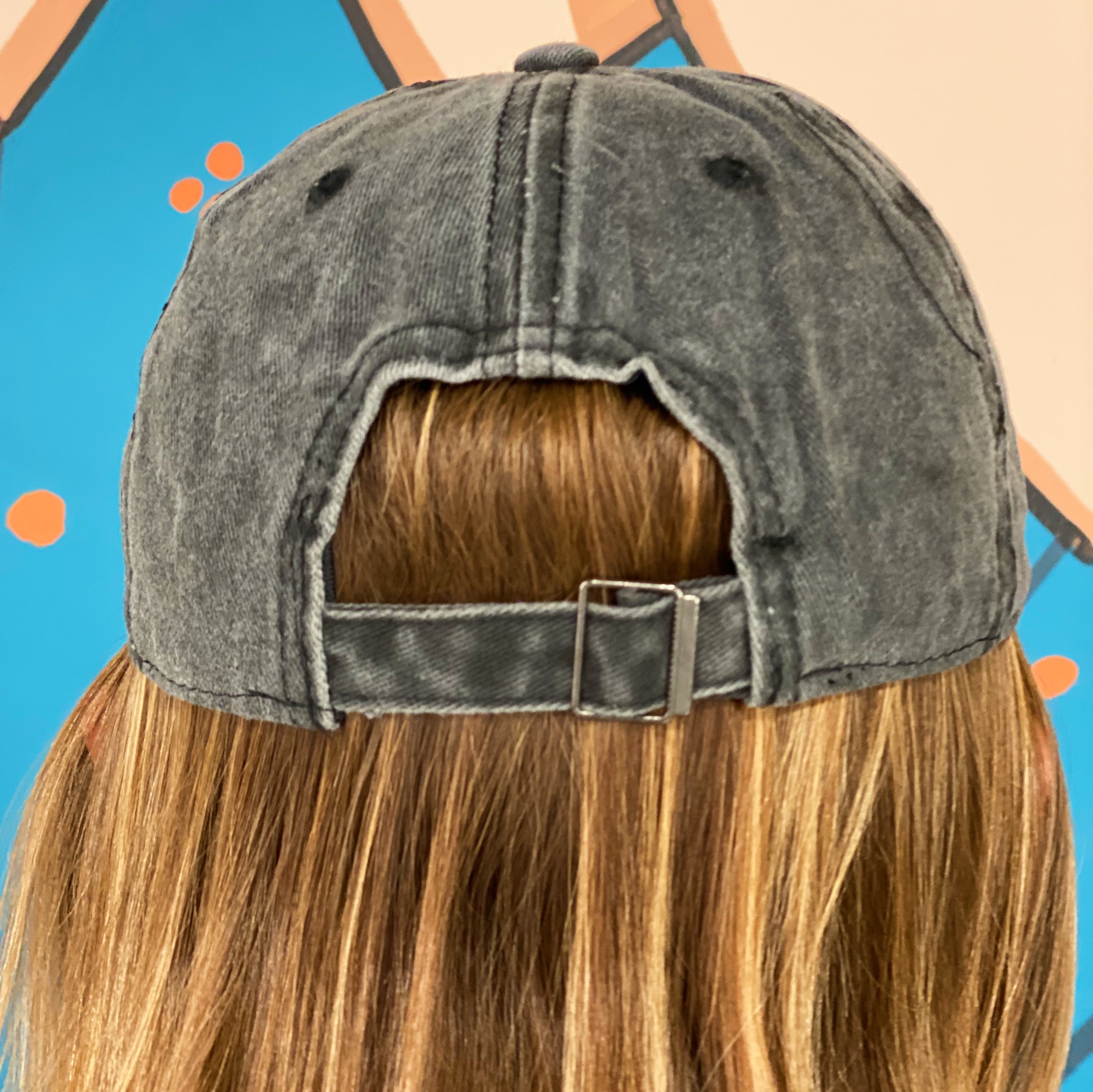 Cool Mom Ball Cap in dark gray with white embroidery, featuring a curved bill and adjustable strap, perfect for stylish moms.